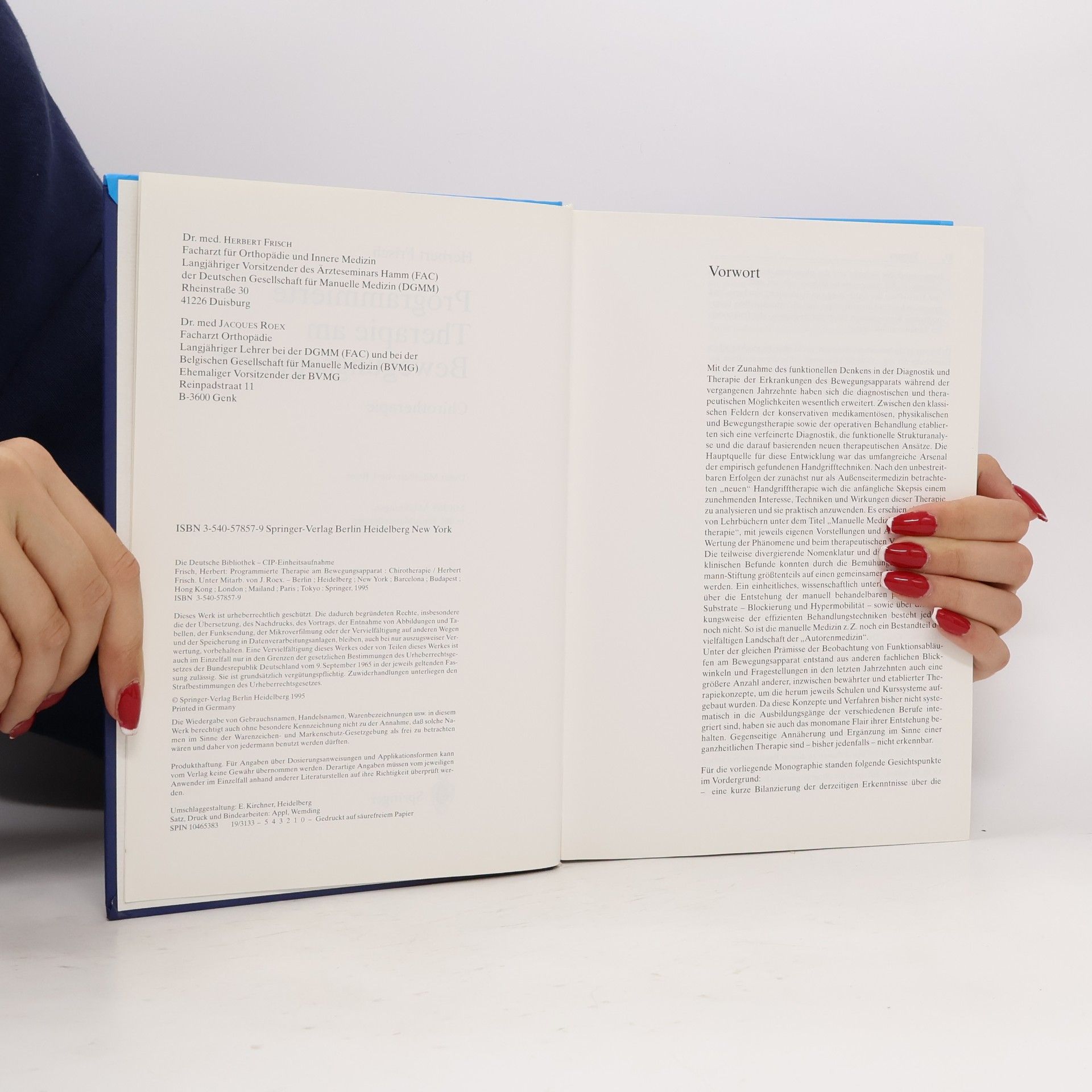Herbert Frisch Programmierte Therapie am Bewegungsapparat