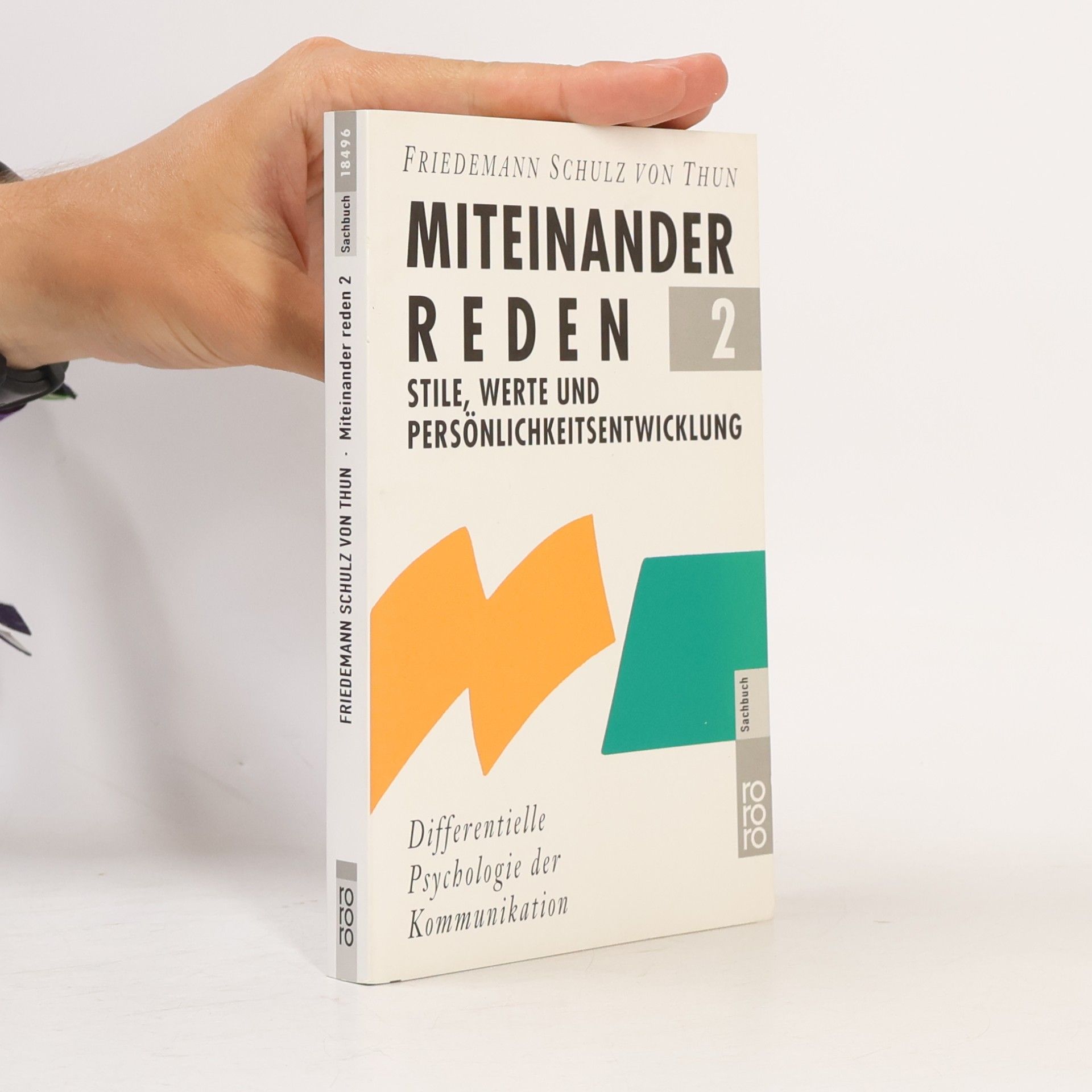 Friedemann Schulz von Thun Miteinander reden 2