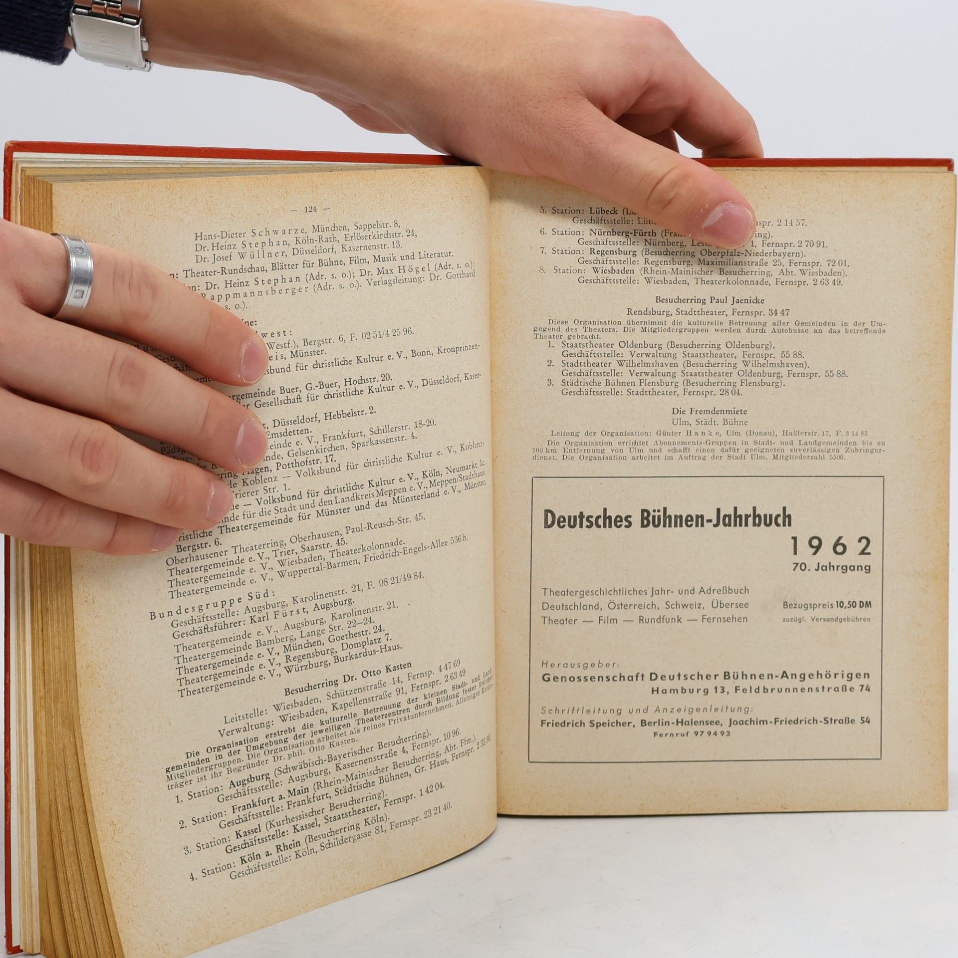 kolektiv Deutsches Bühnen Jahrbuch 1962