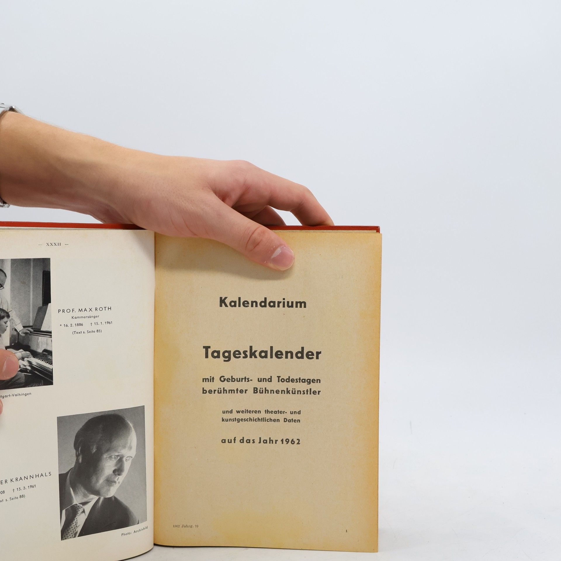 kolektiv Deutsches Bühnen Jahrbuch 1962