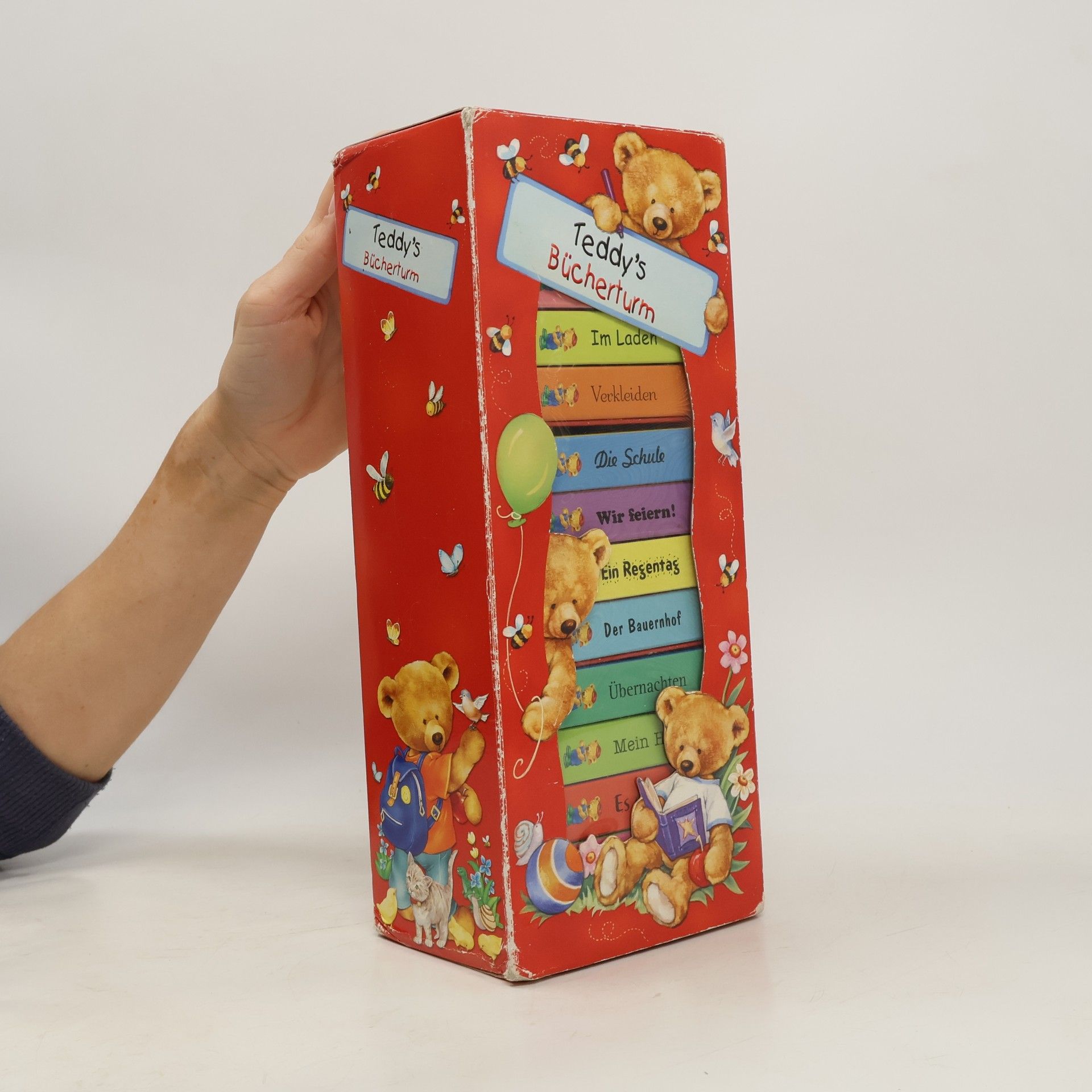 Teddy's Bücherturm