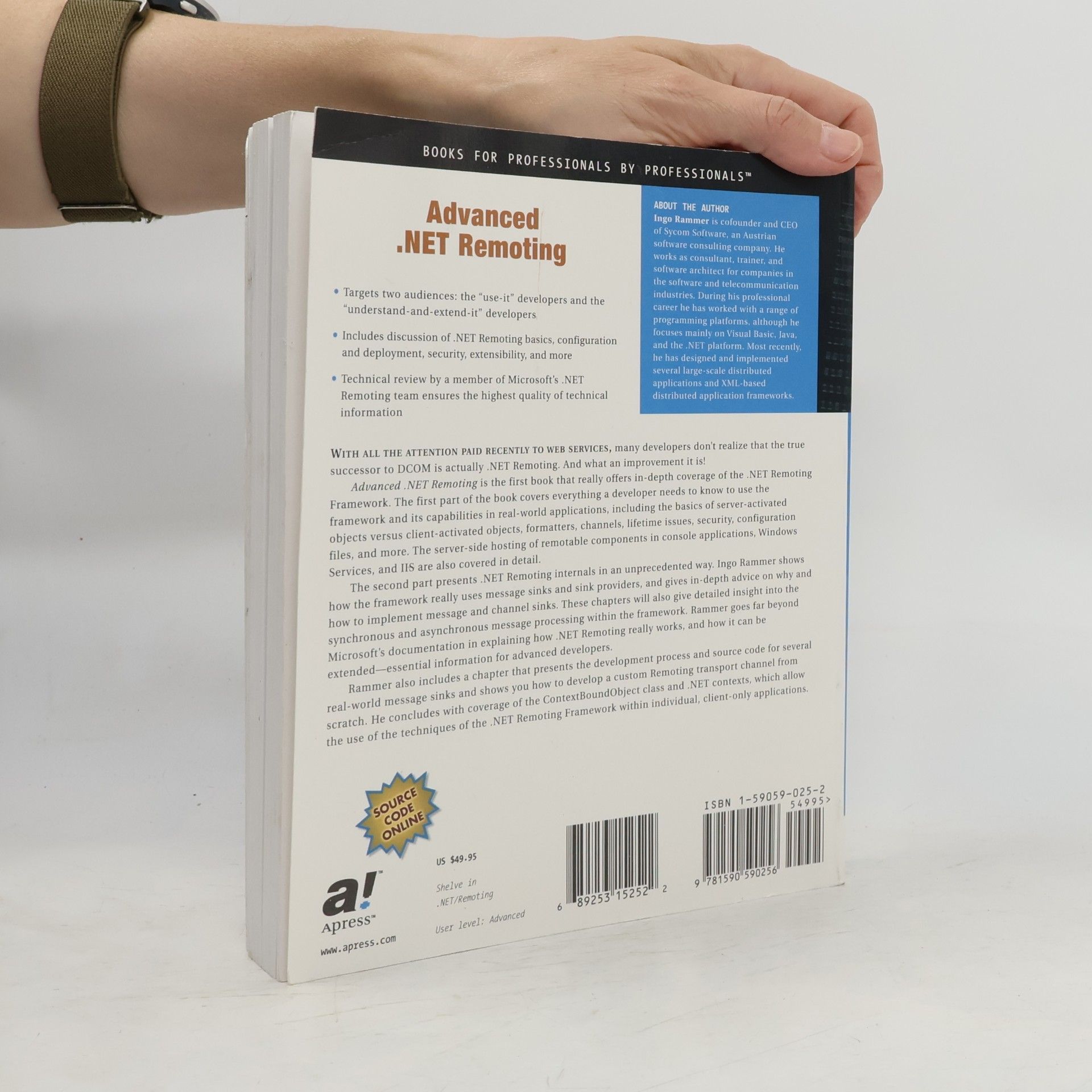 Ingo Rammer Advanced .NET Remoting (C# Edition)