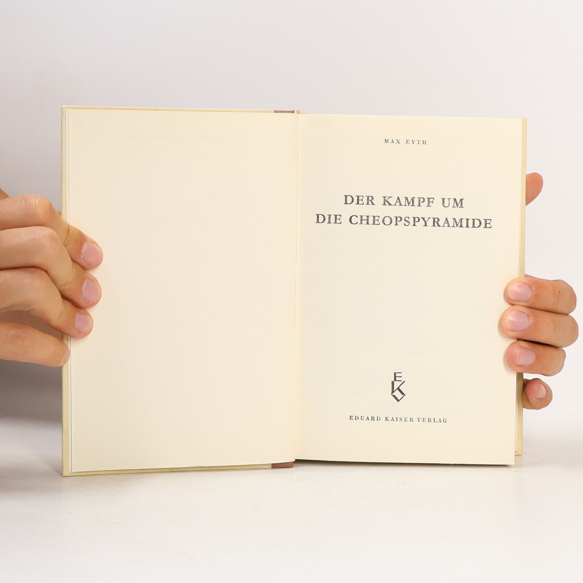 Max Eyth Der Kampf um die Cheopspyramide