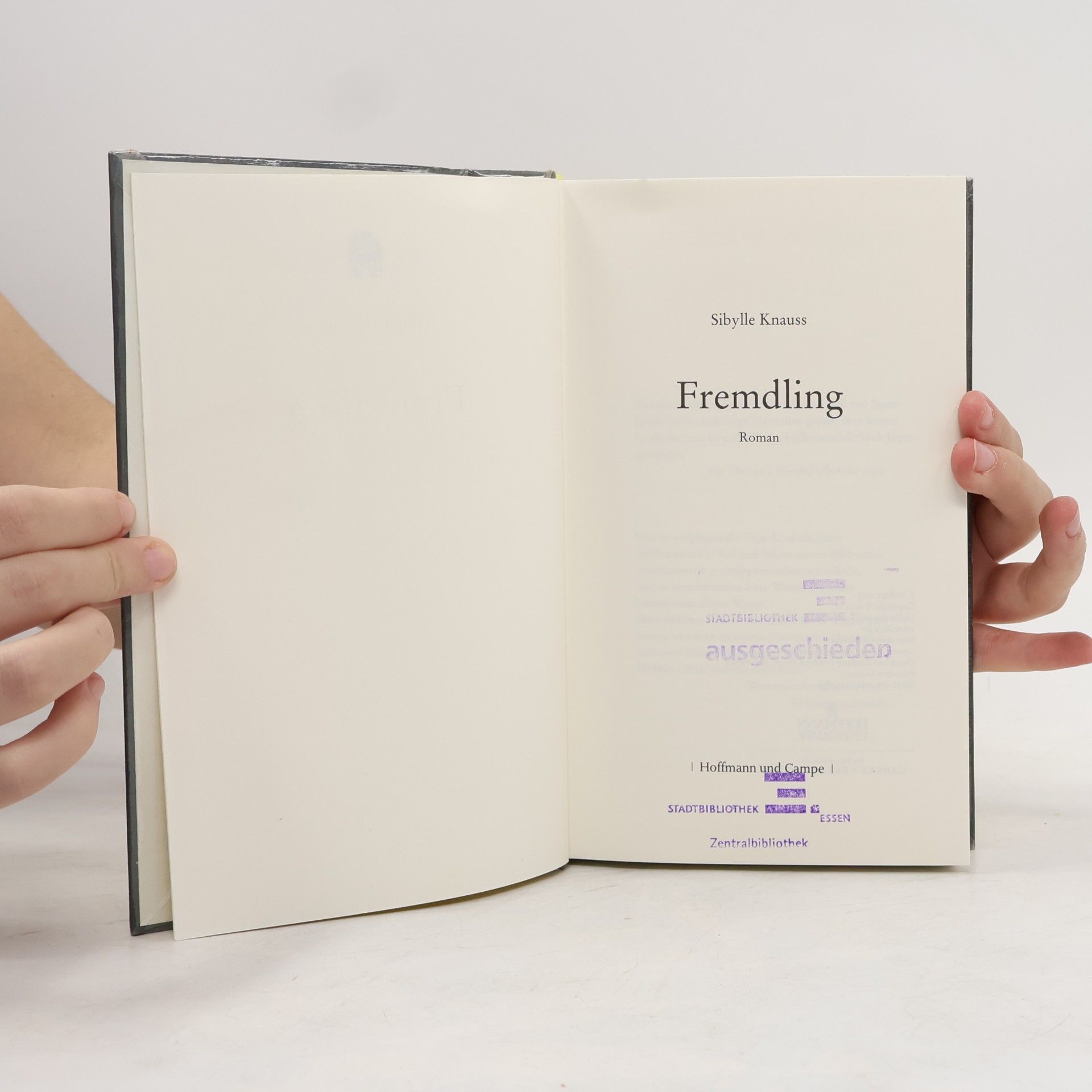 Sibylle Knauss Fremdling