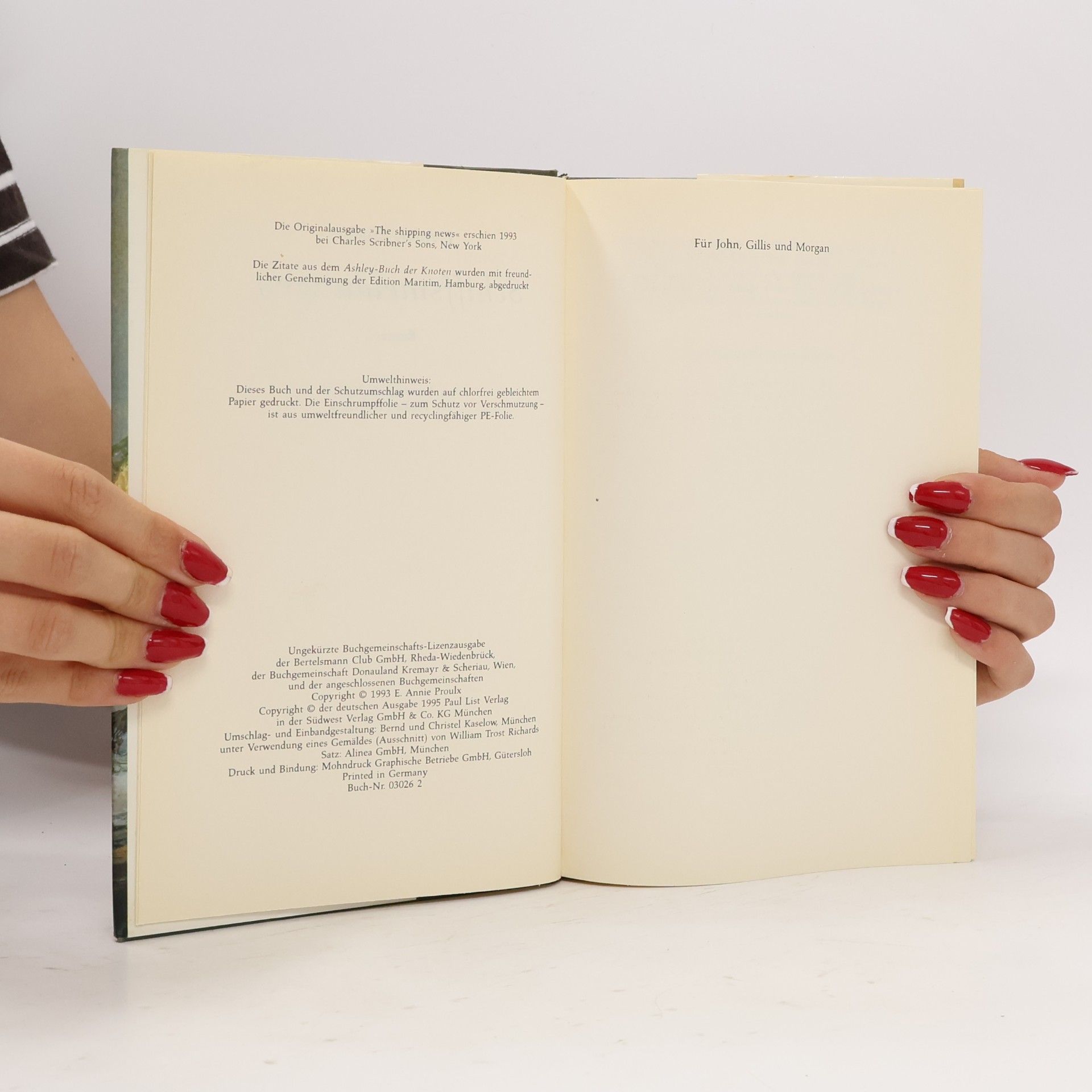 Annie Proulx Schiffsmeldungen
