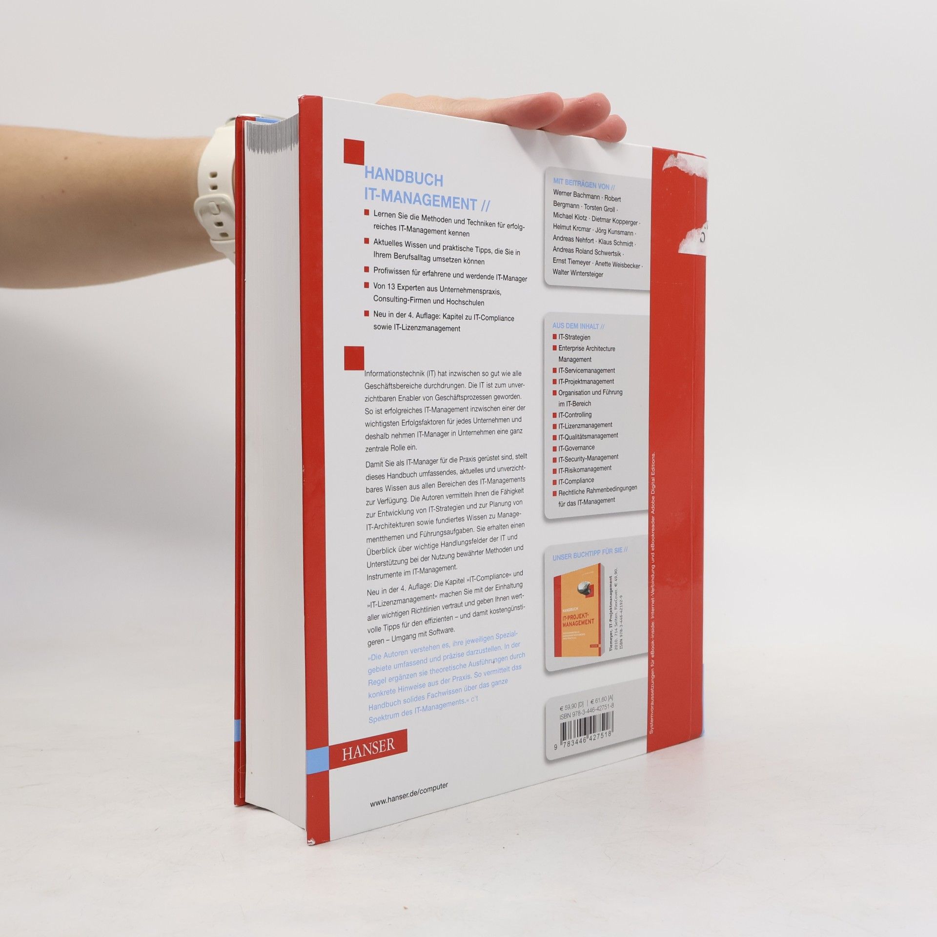 Ernst Tiemeyer Handbuch IT-Management