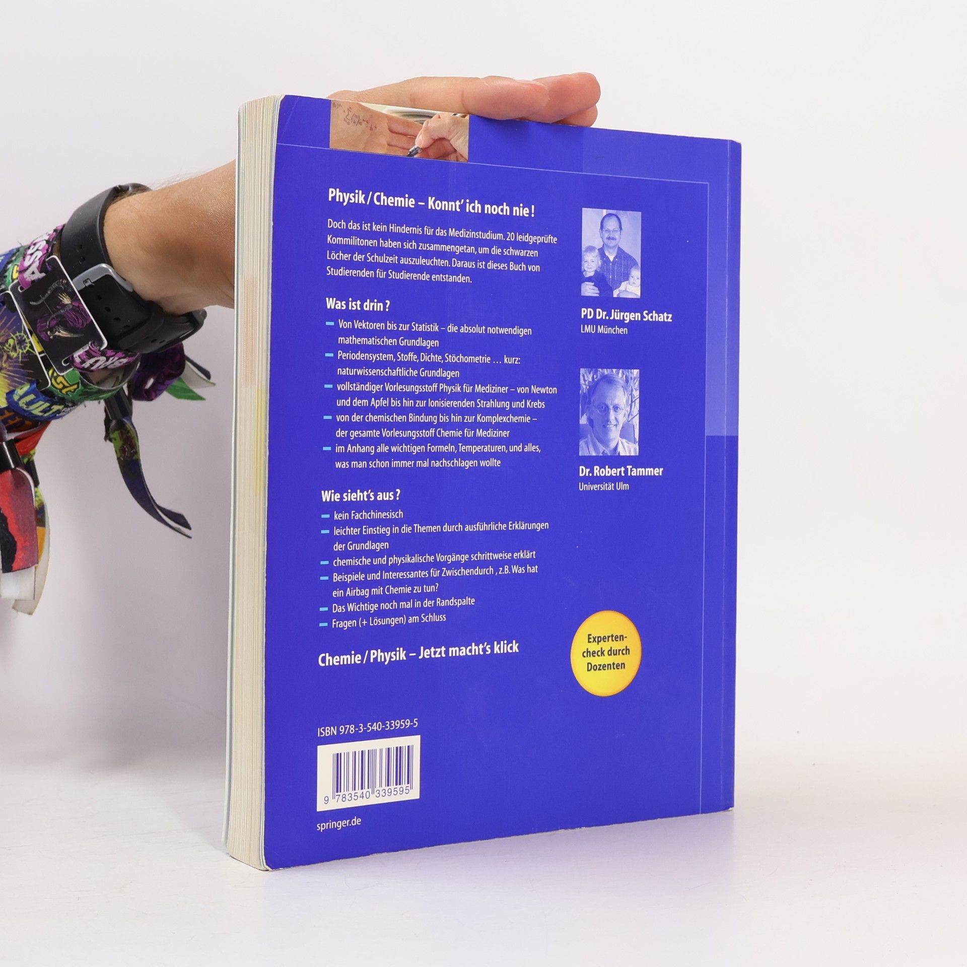 Jürgen Schatz Springer-Lehrbuch: Erste Hilfe - Chemie und Physik für Mediziner