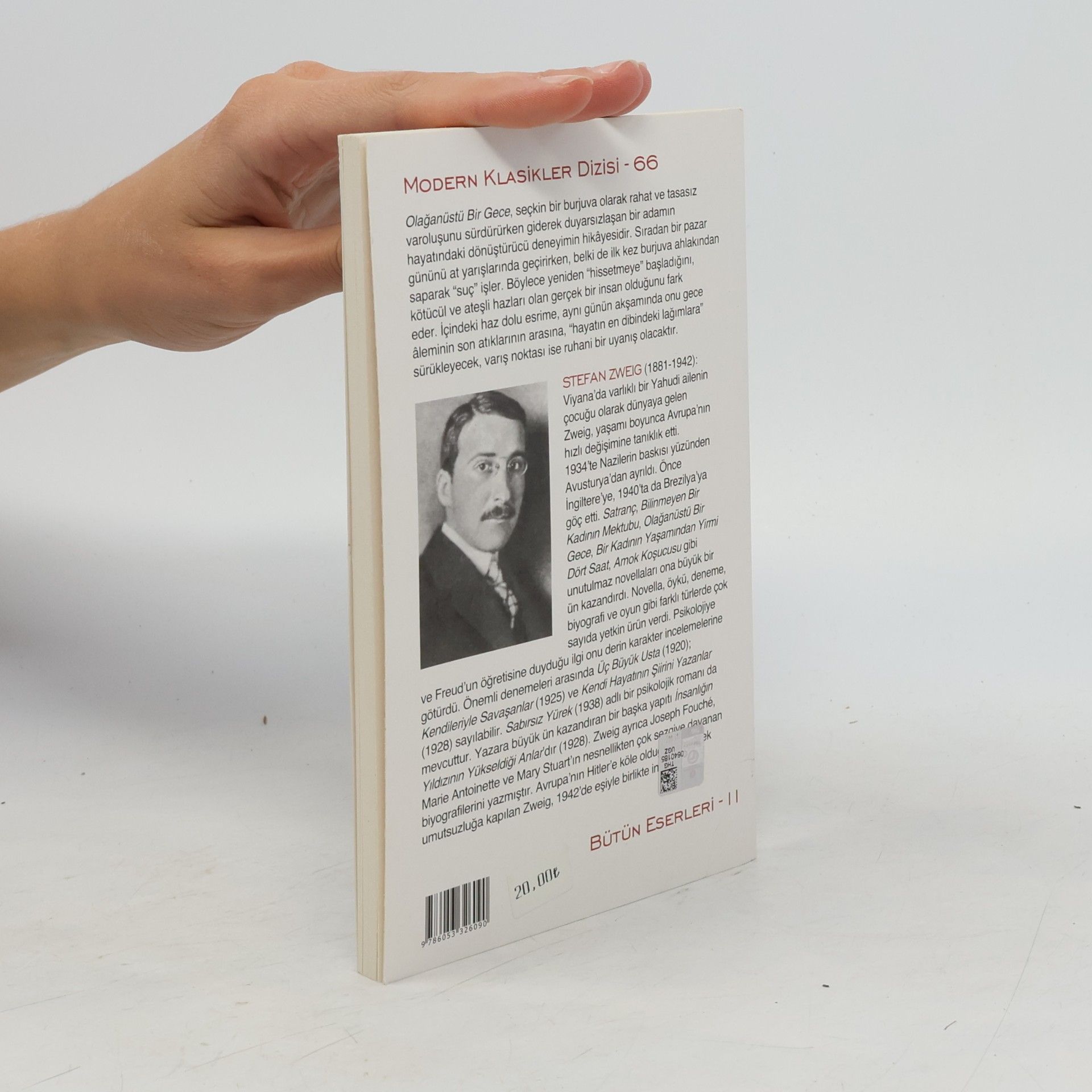 Stefan Zweig Olağanüstü bir gece