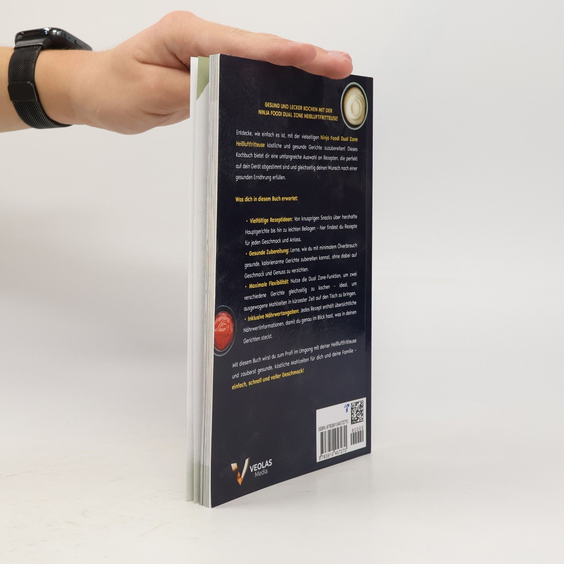 David Vatten Das ultimative Ninja Foodi Dual Zone Heißluftfritteusen Rezeptbuch