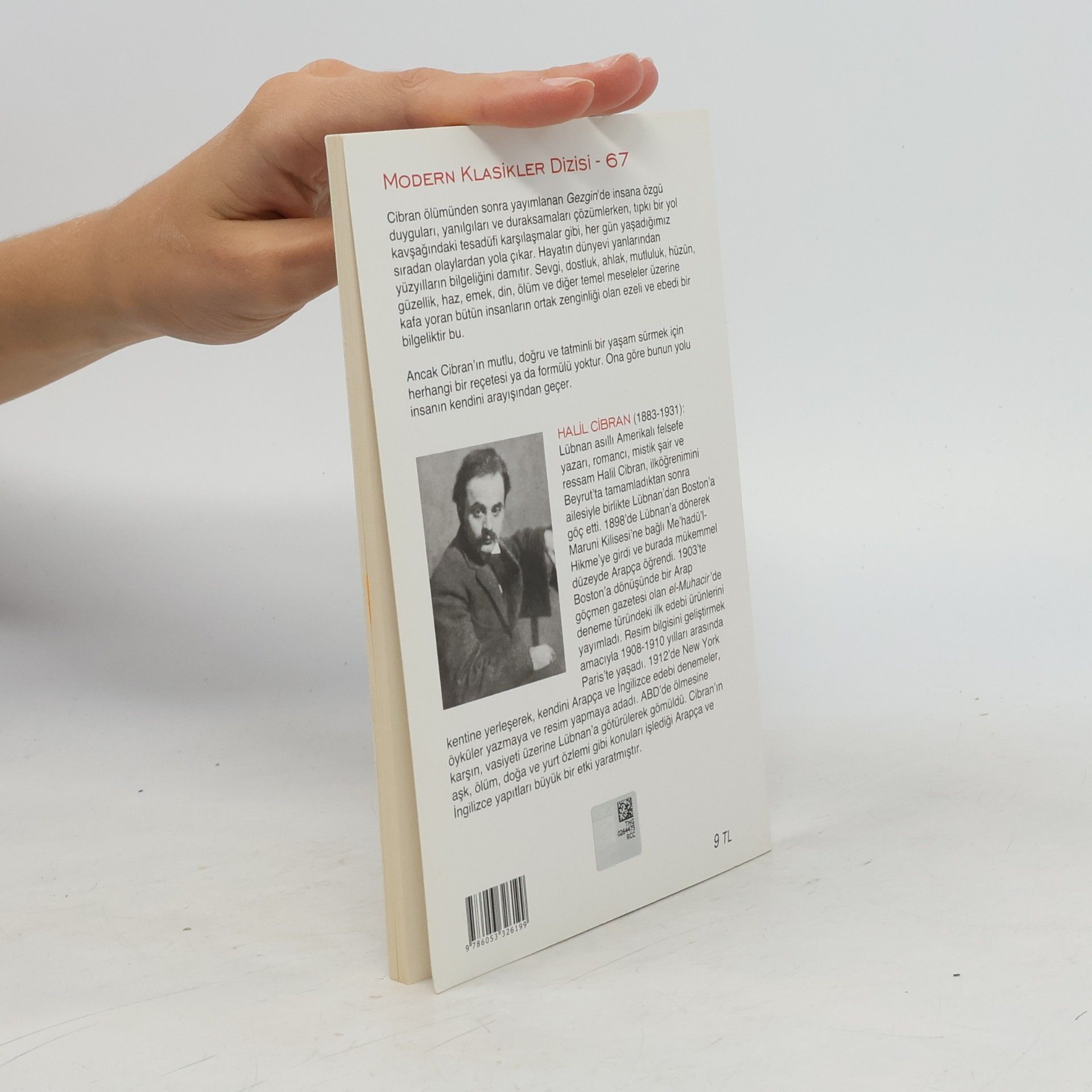 Halil Cibran Modern Klasikler Dizisi - 67: Gezgin - 9. basım