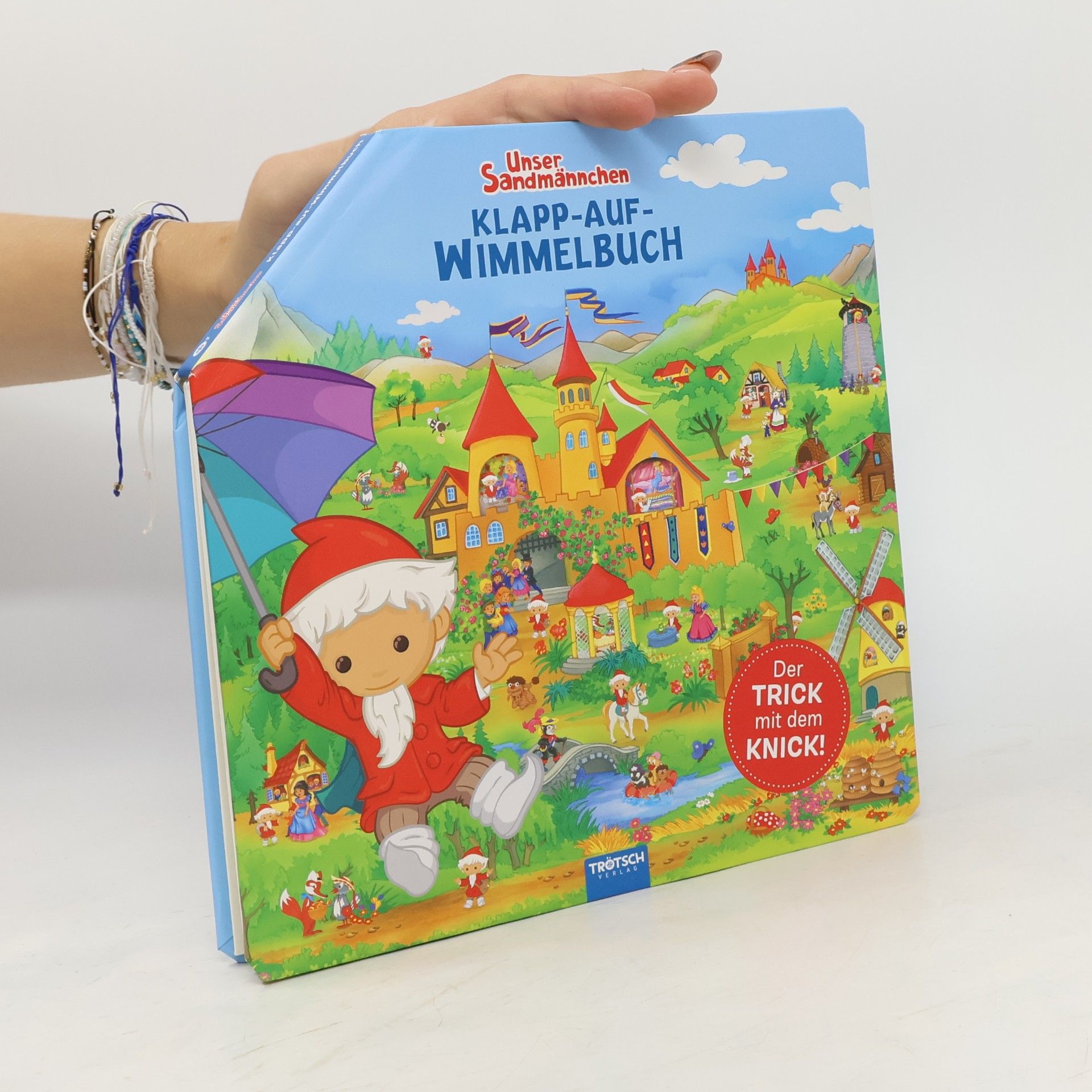 Various authors Trötsch Unser Sandmännchen Klapp-auf-Wimmelbuch Pappenbuch