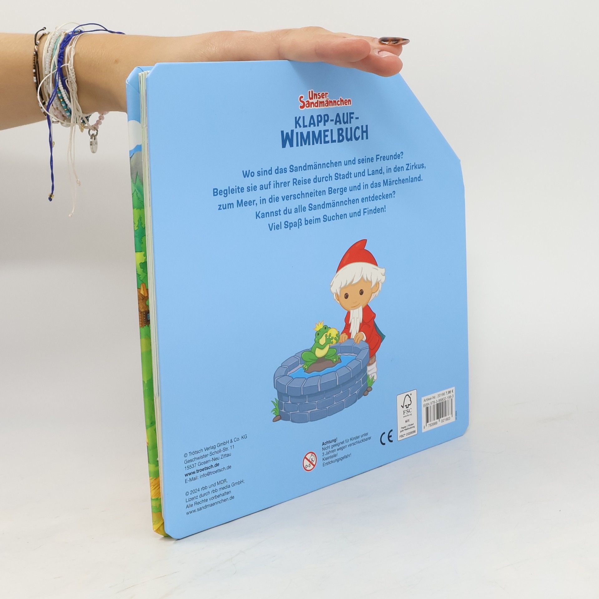 Various authors Trötsch Unser Sandmännchen Klapp-auf-Wimmelbuch Pappenbuch