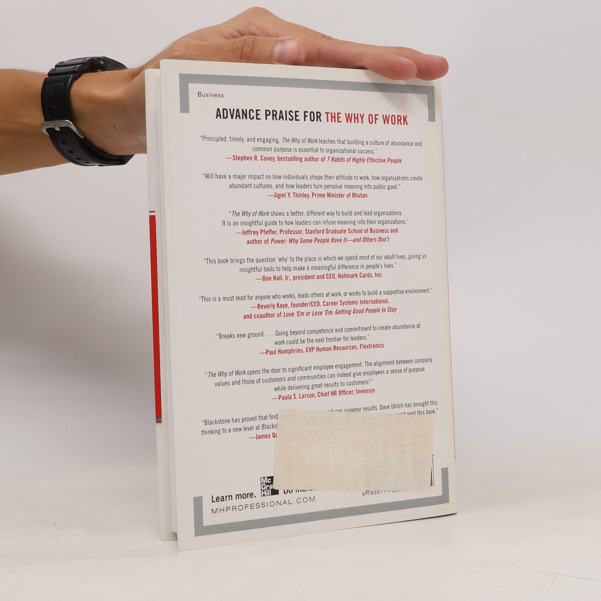David Ulrich The Why of Work: How Great Leaders Build Abundant Organizations That Win