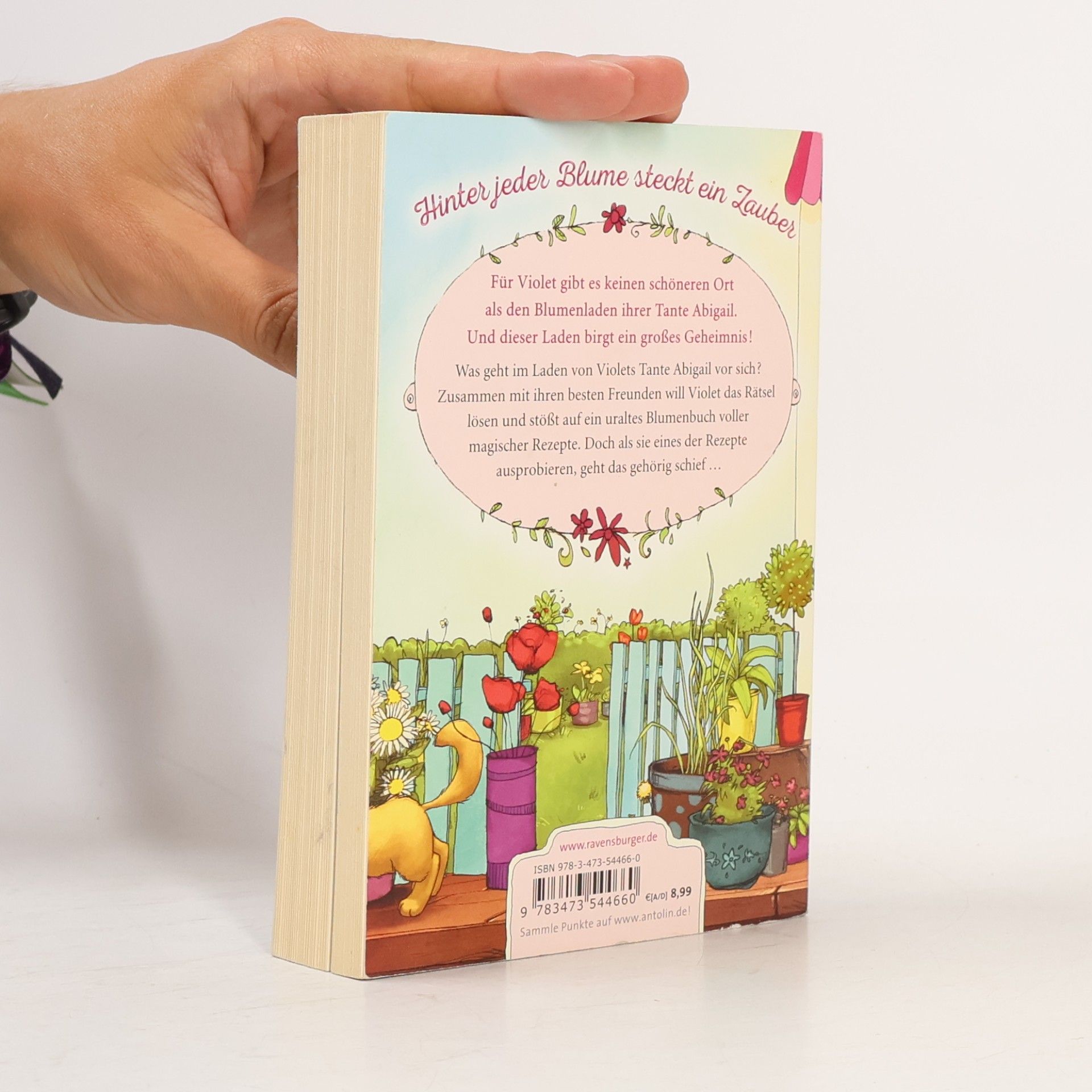 Gina Mayer Der magische Blumenladen - das rätselhafte Zauberbuch