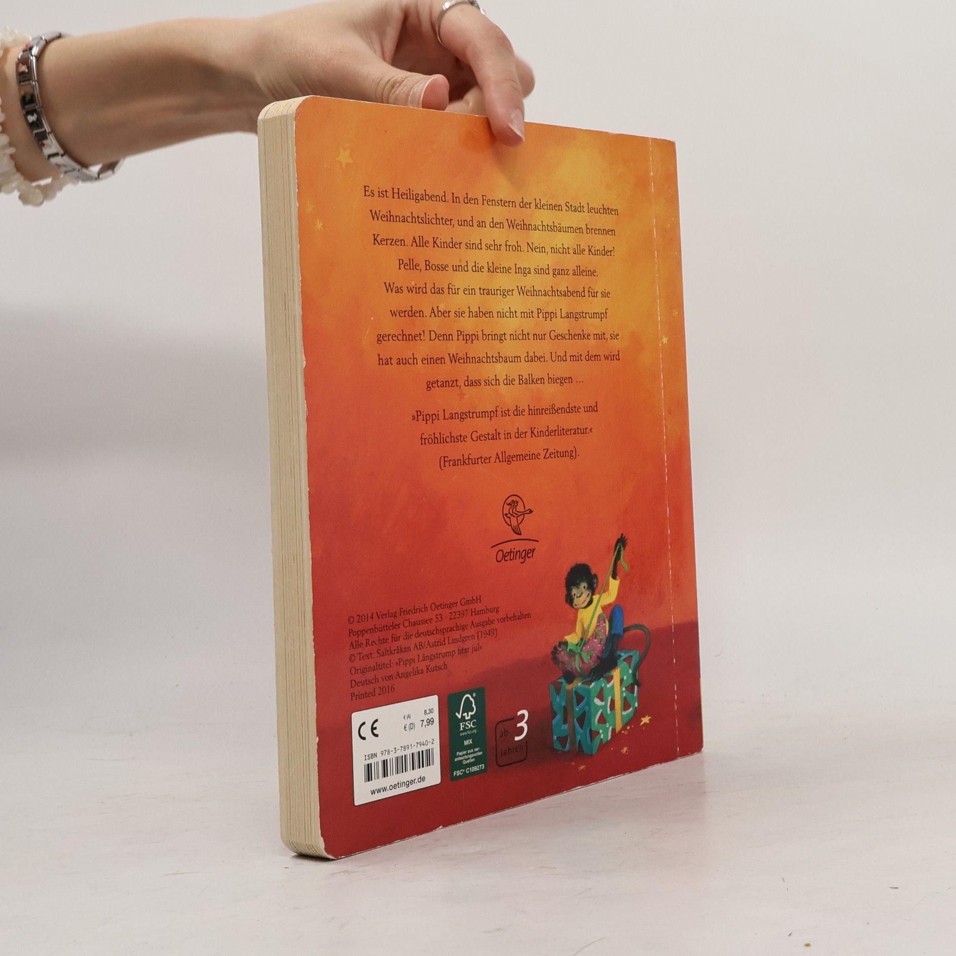 Astrid Lindgren Pippi Langstrumpf feiert Weihnachten