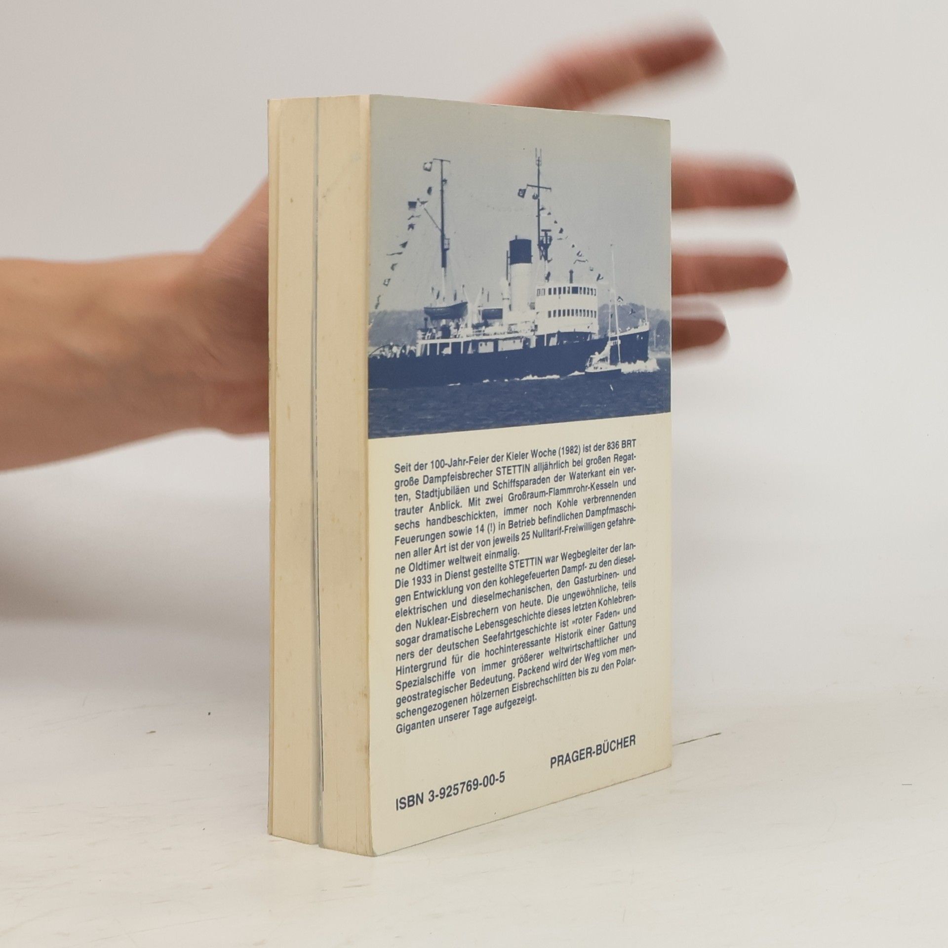 Hans Georg Prager Dampfeisbrecher Stettin + [und] seine Vorgänger und Nachfolger