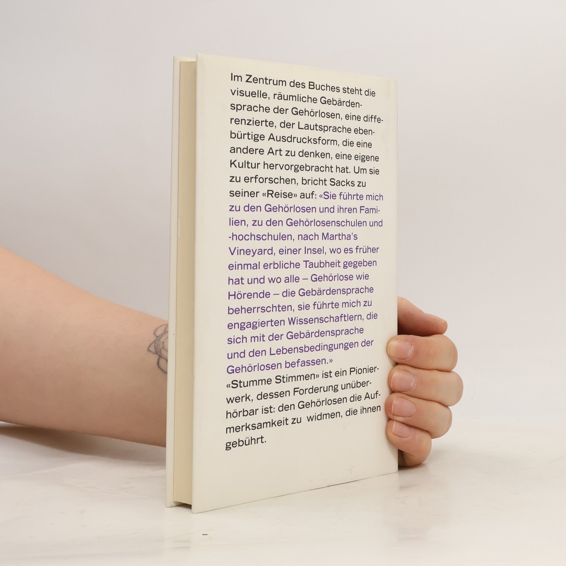 Oliver Sacks Stumme Stimmen