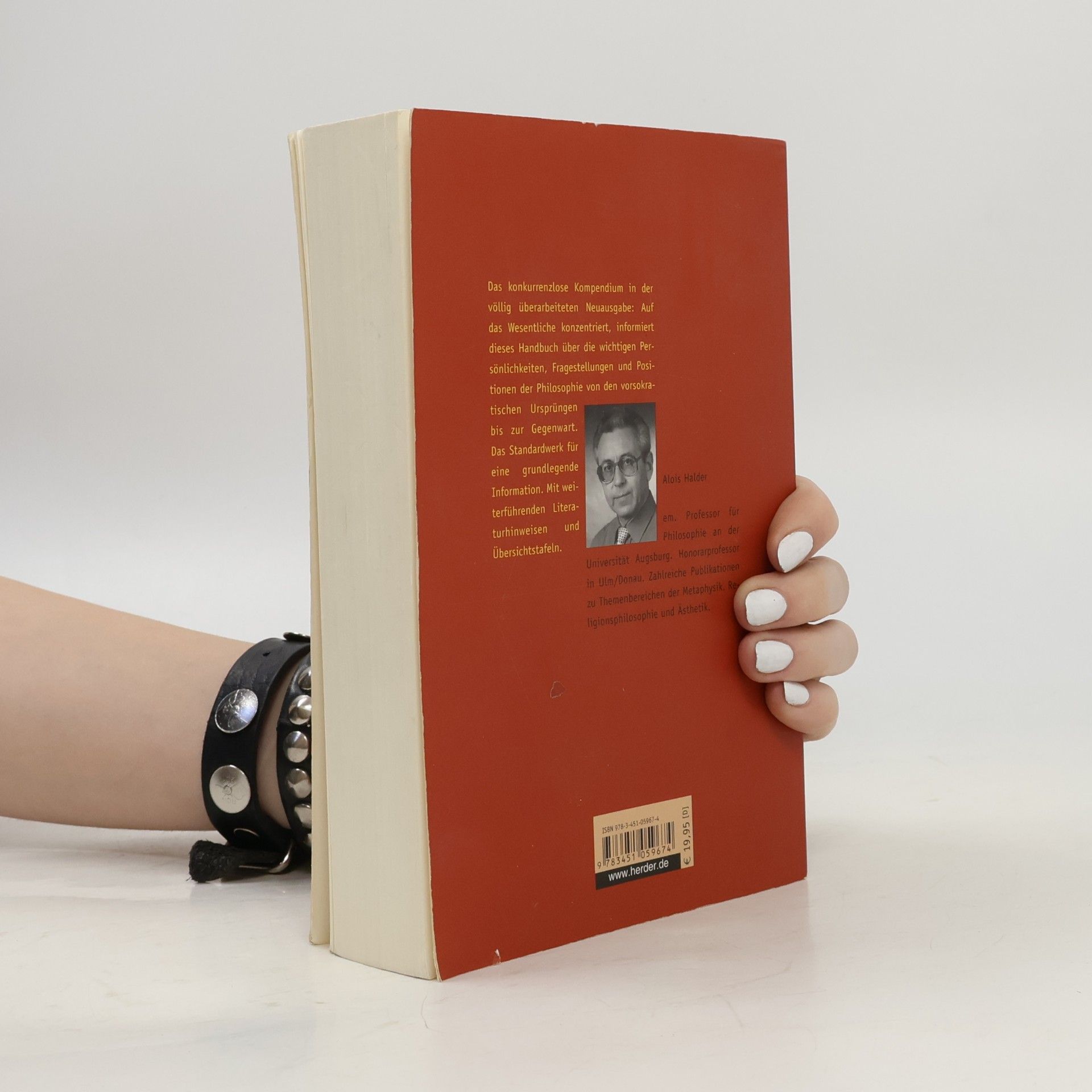 Alois Halder Herder Spektrum: Philosophisches Wörterbuch