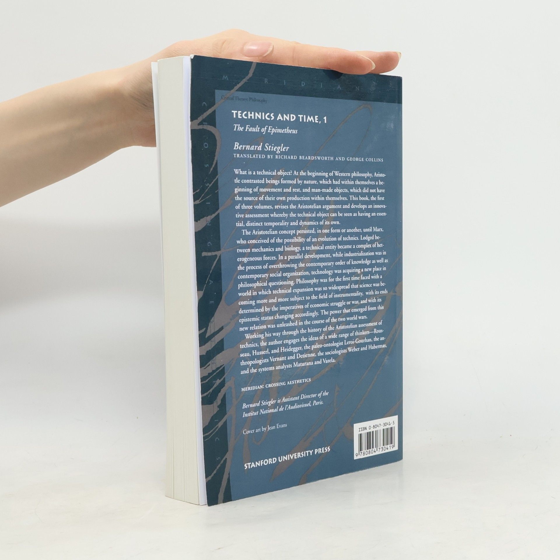 Bernard Stiegler Technics and Time, 1
