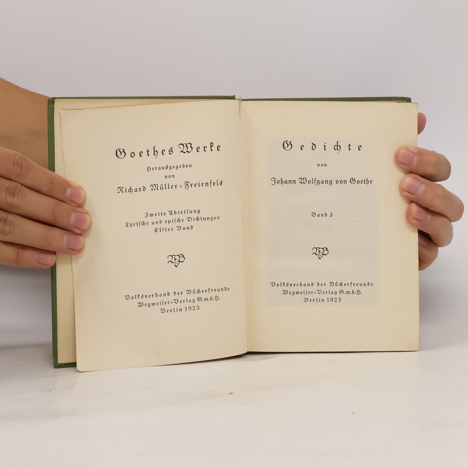 Goethe Goethe Werke