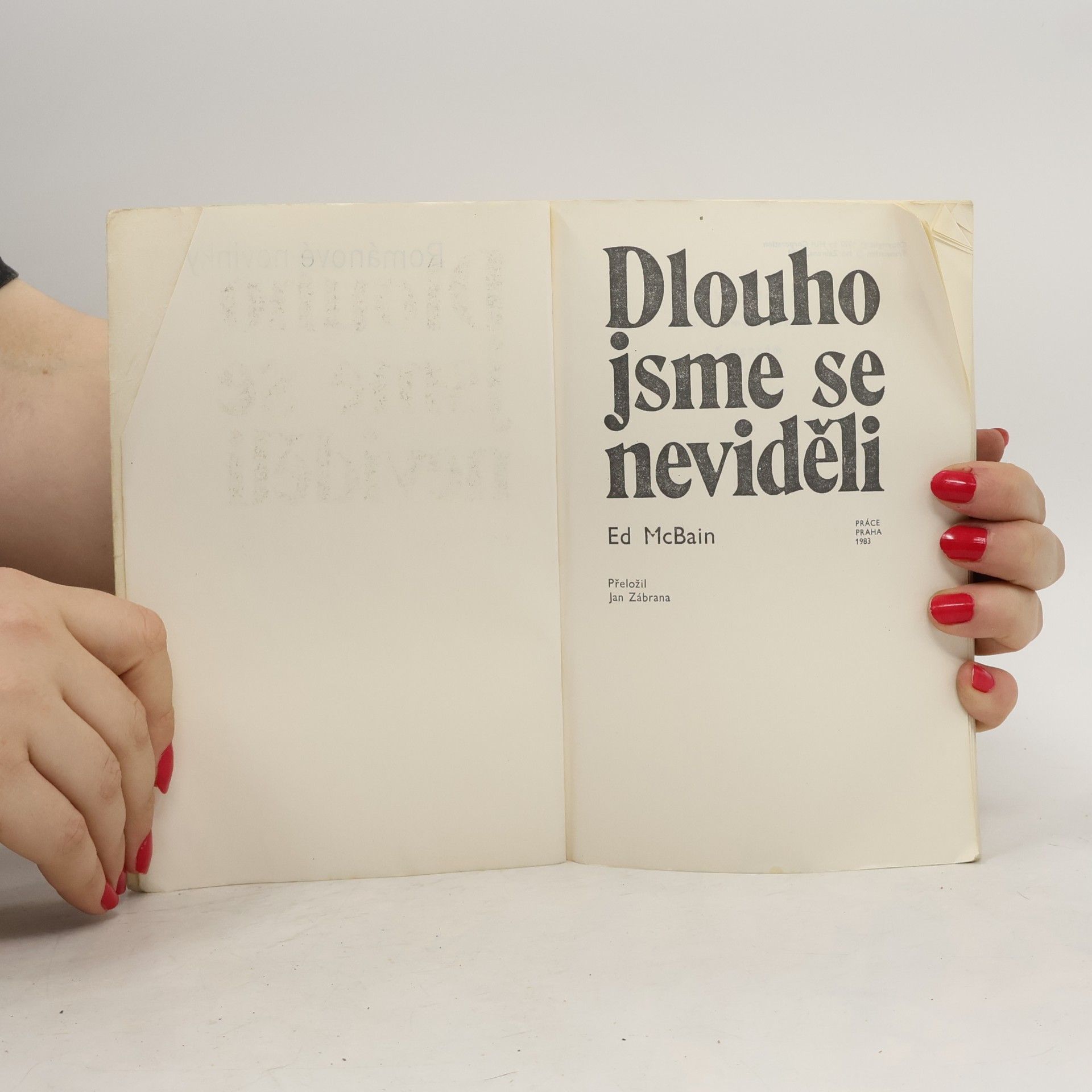 Jan Zábrana Dlouho jsme se neviděli