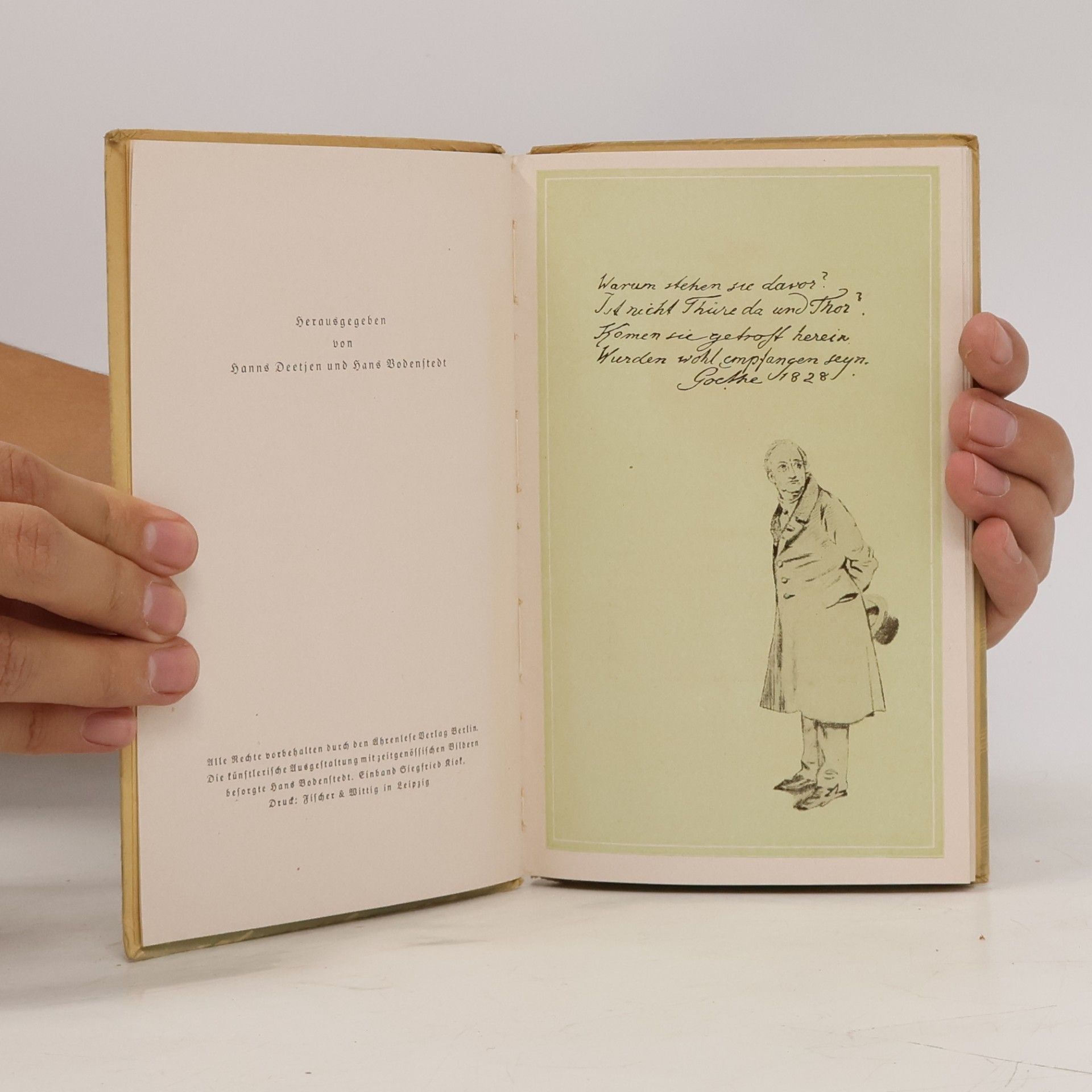 Johann Wolfgang von Goethe Das kleine Goethe-Buch