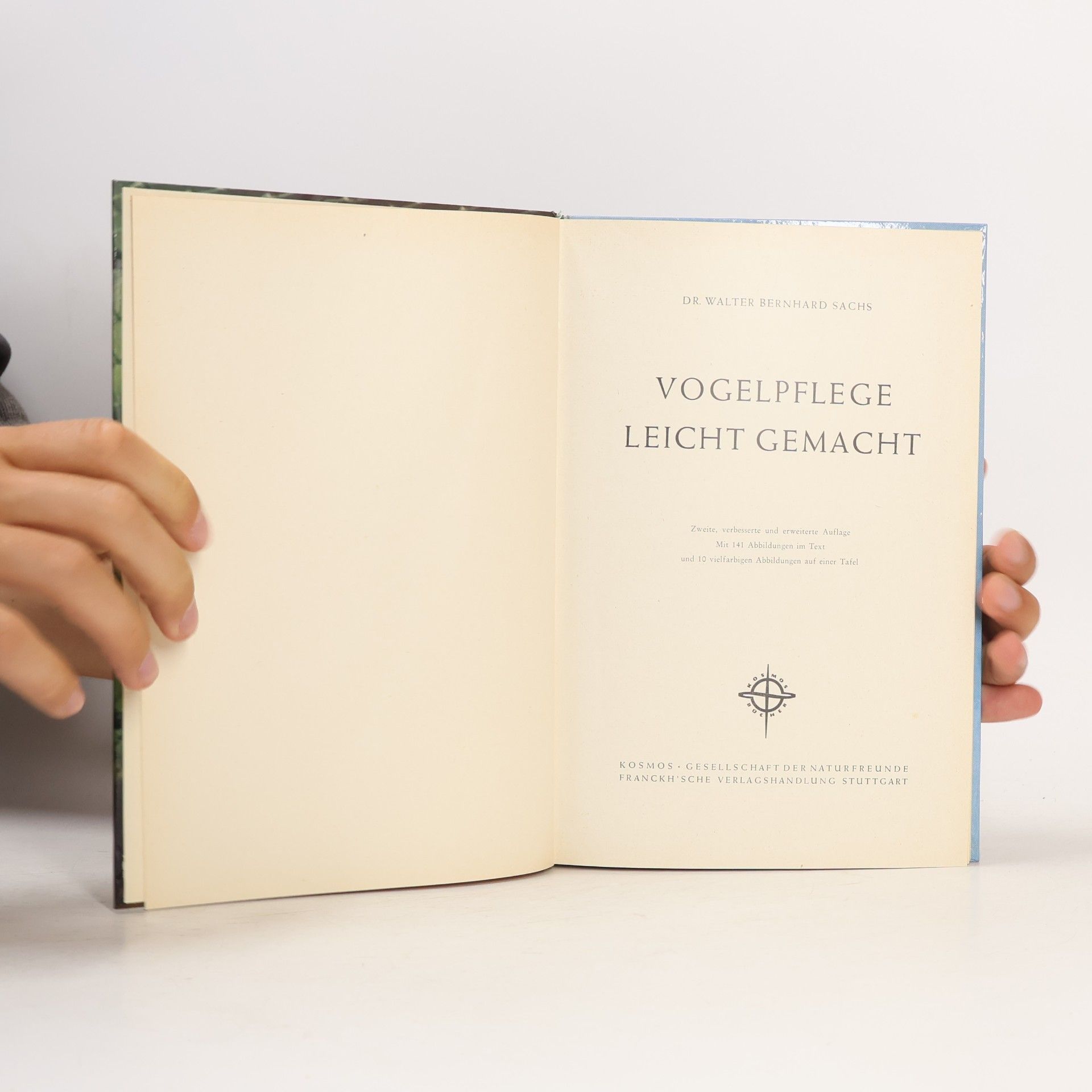 Dr. Walter Bernhard Sachs Vogel-Pflege leicht gemacht