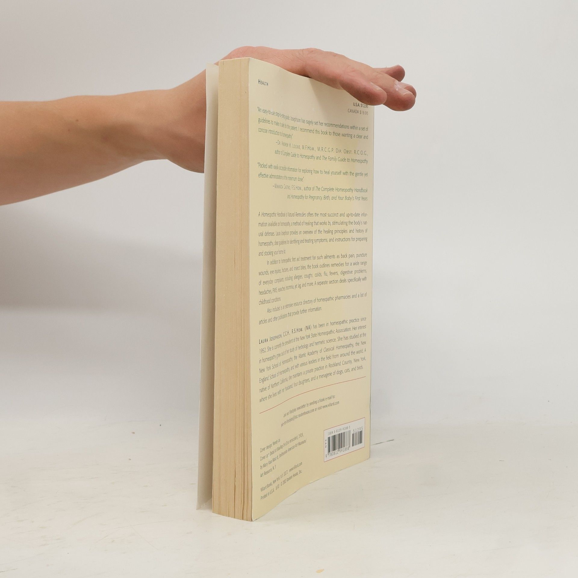 Laura Josephson A Homeopathic Handbook of Natural Remedies
