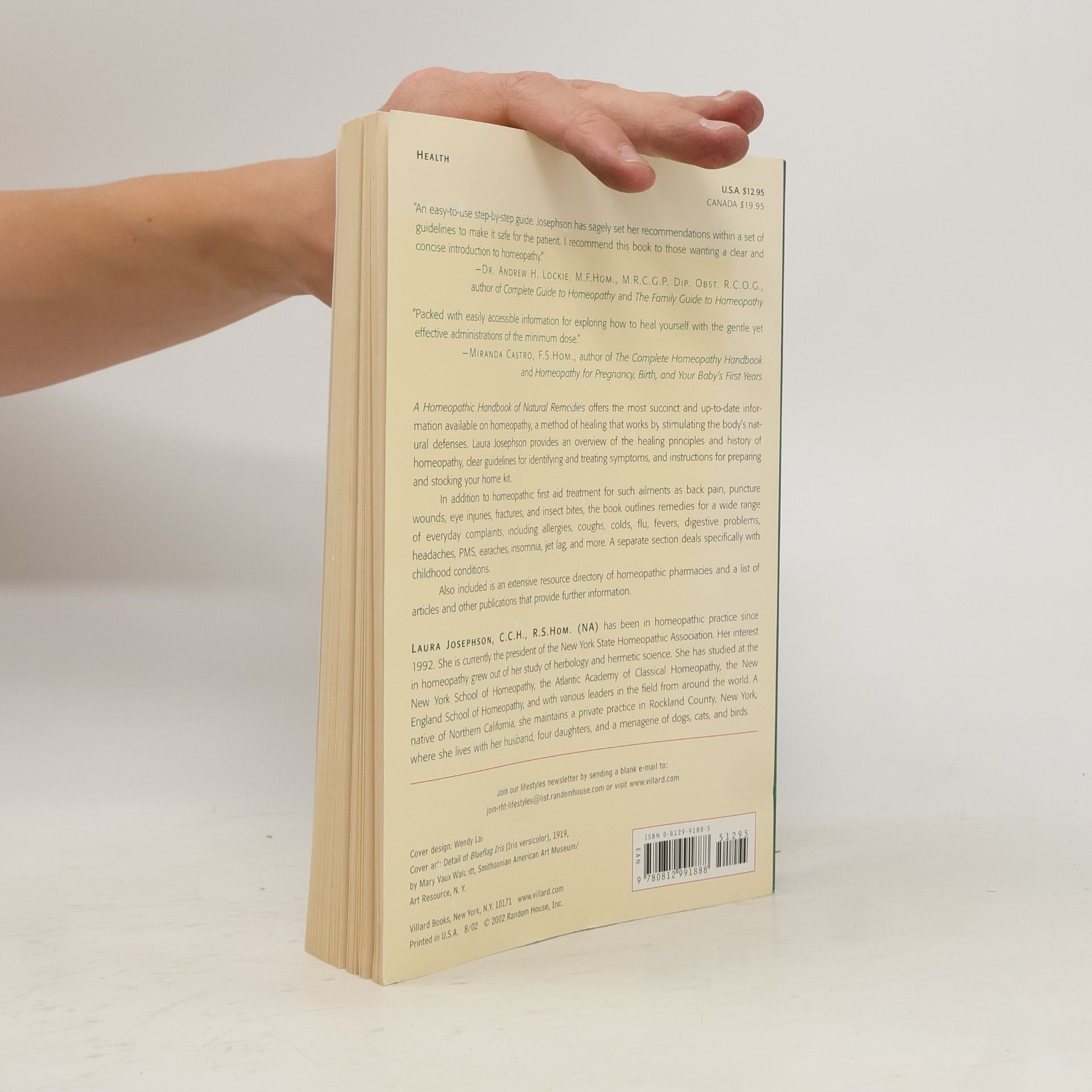Laura Josephson A Homeopathic Handbook of Natural Remedies