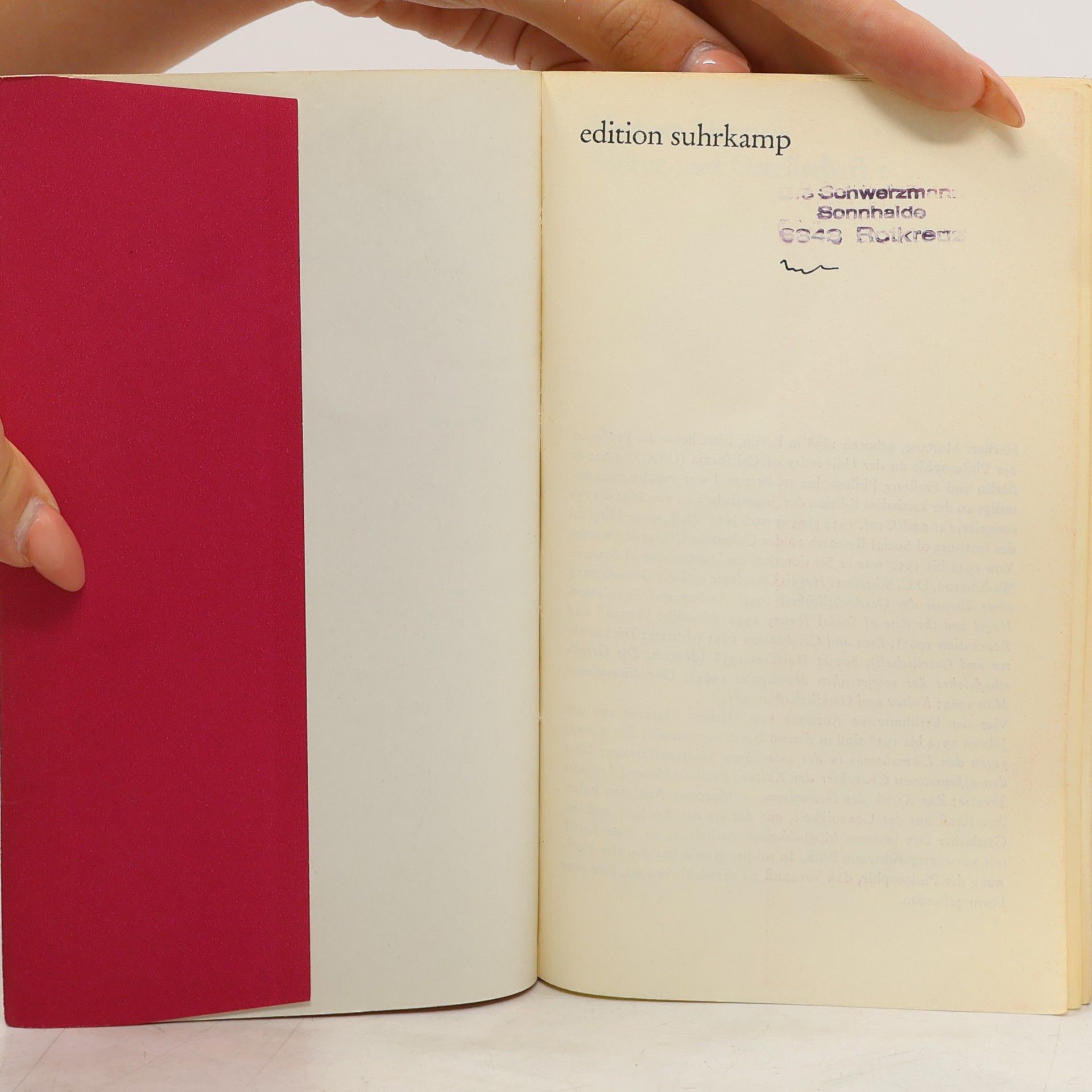 Herbert Marcuse Kultur und Gesellschaft 1