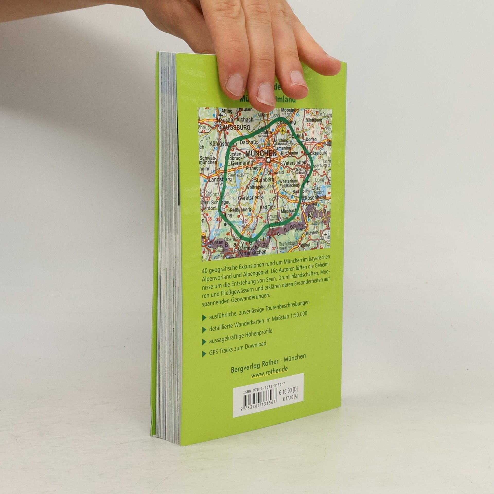 Reinhold Lehmann Rother Wanderbuch: GeoWandern Münchner Umland