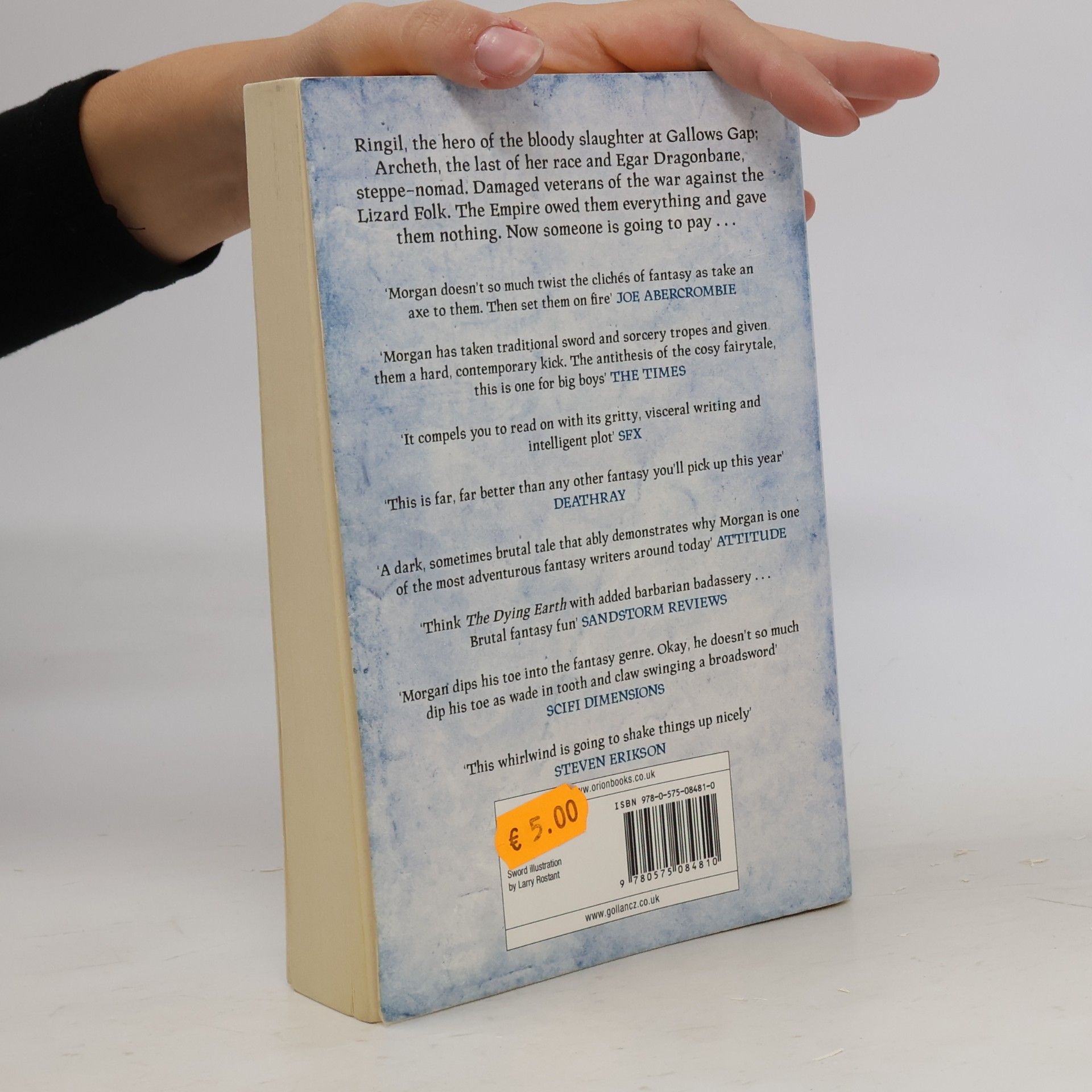 Richard Morgan The Steel Remains. Glühender Stahl, englische Ausgabe