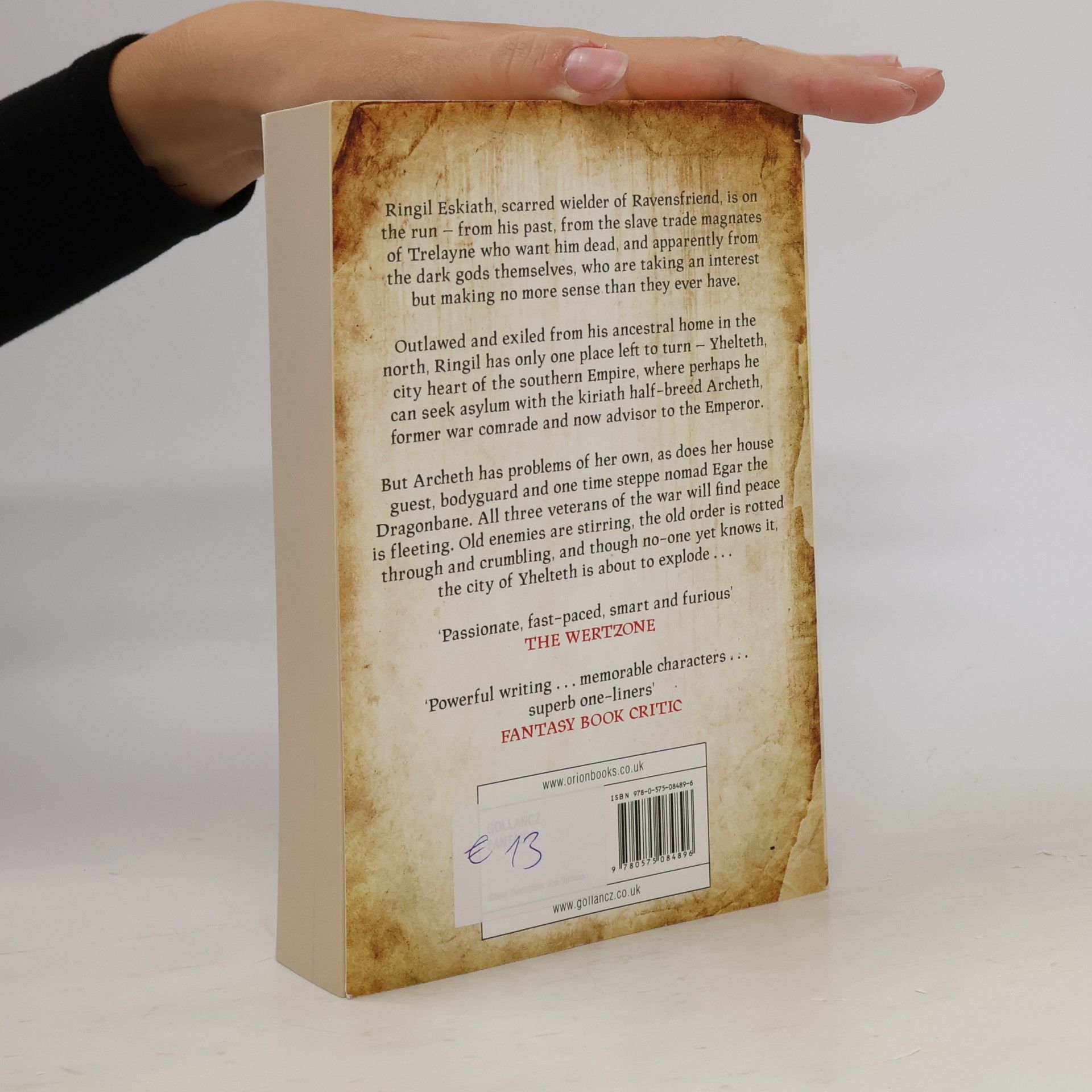 Richard Morgan The Cold Commands. Das kalte Schwert, englische Ausgabe