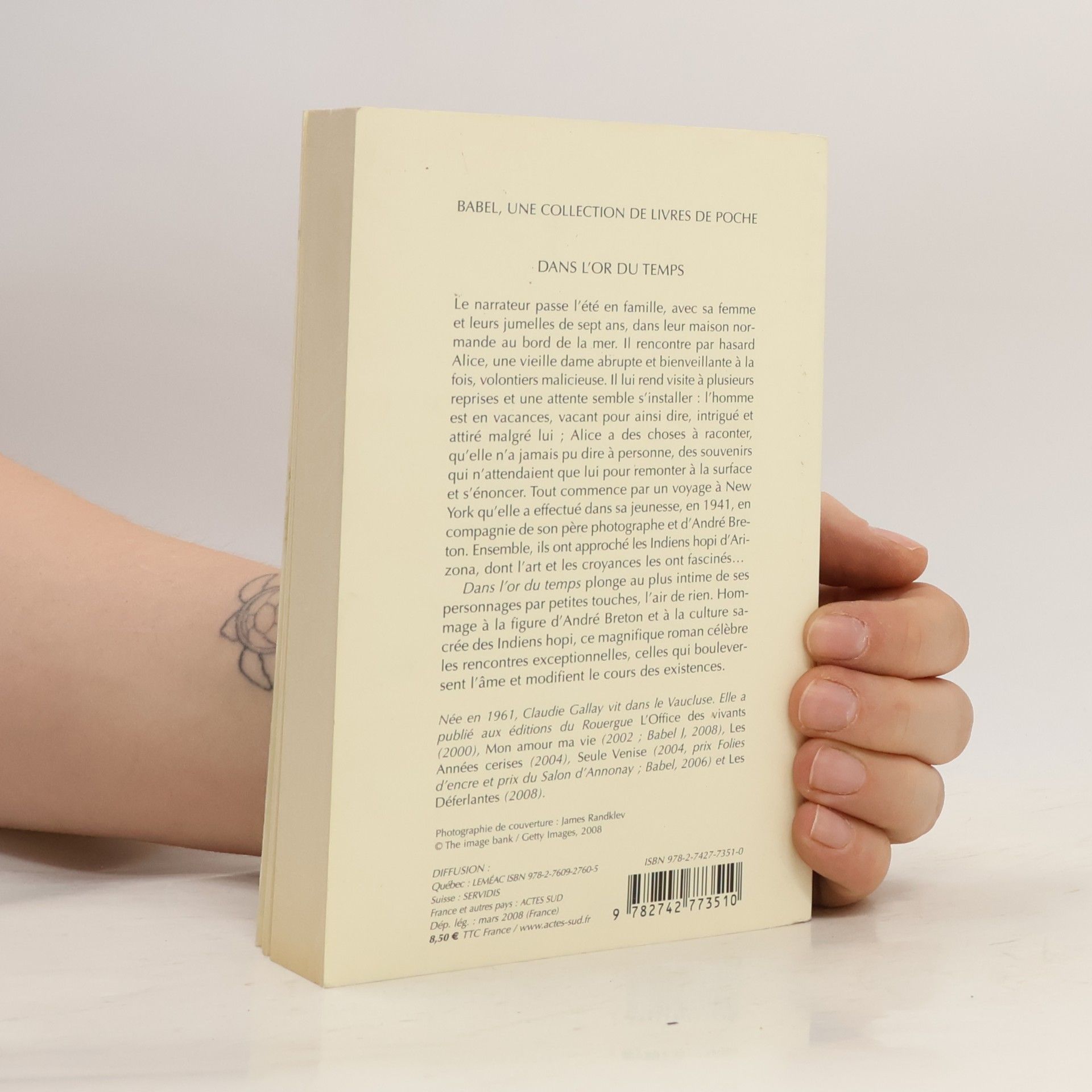 Claudie Gallay Dans l'or du temps