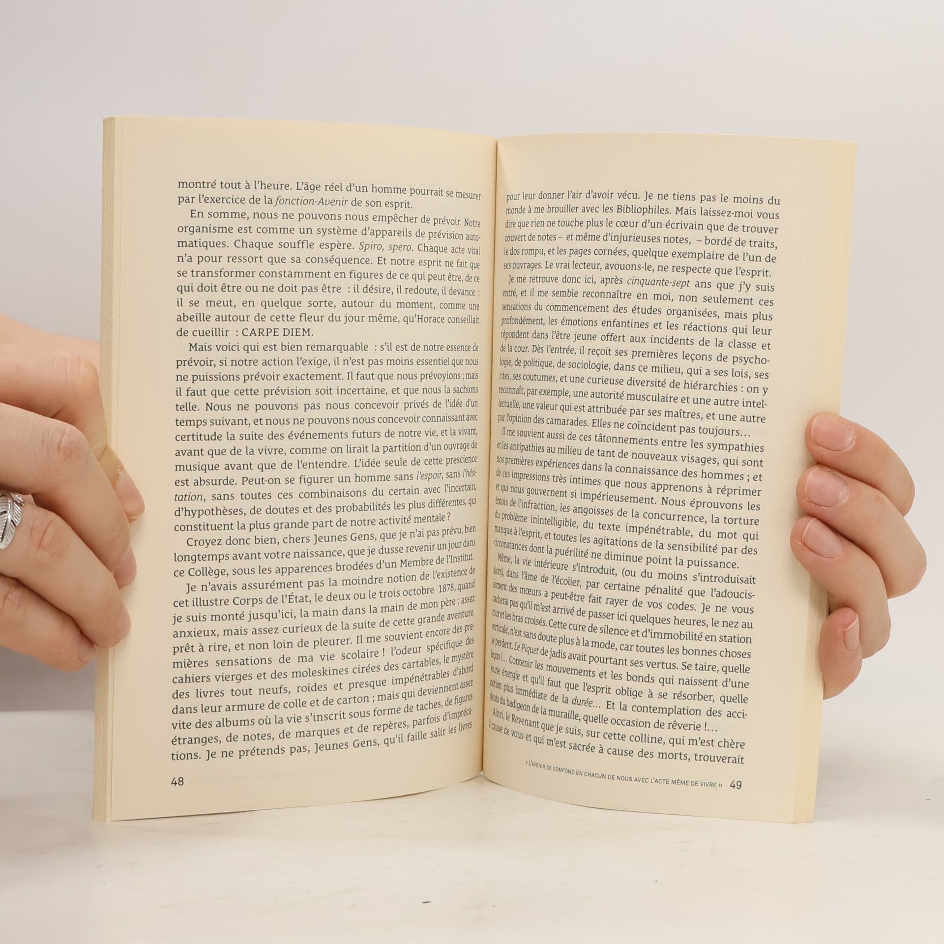 Henri Bergson Soyez insatiables, soyez fous