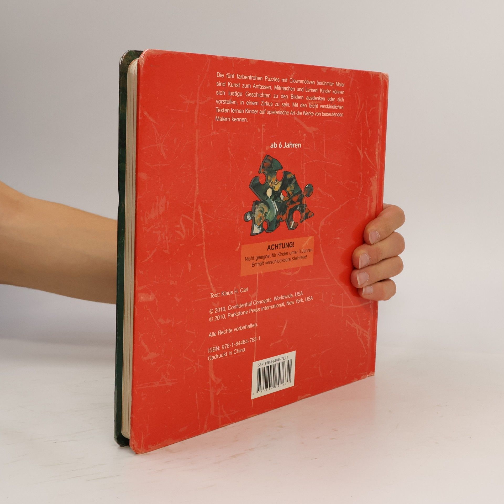 Clowns: Puzzle-Buch. Fünf Puzzle mit jeweils 25 Teilen