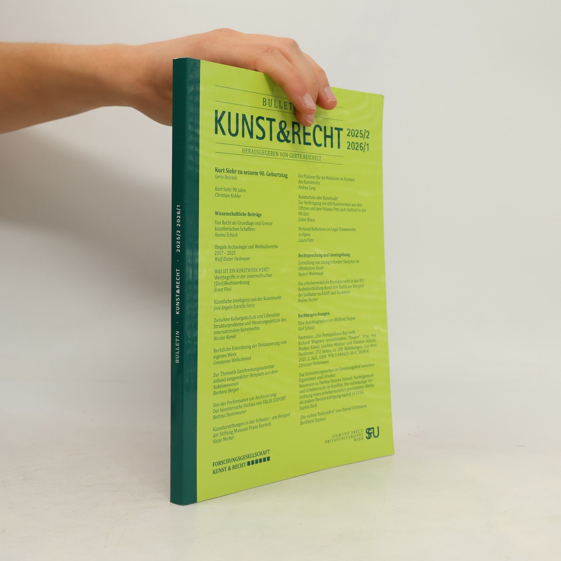 Kunst & Recht 2025/2 2026/1