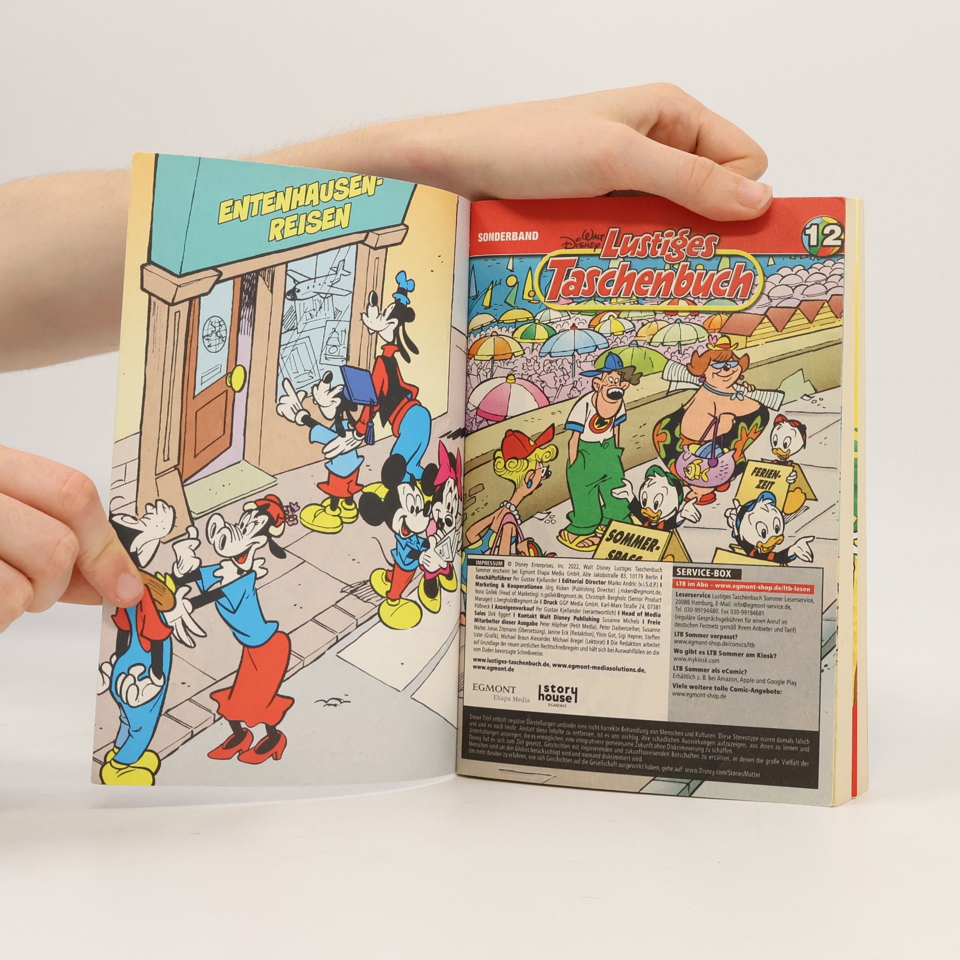 Walt Disney Lustiges Taschenbuch Sommer 12