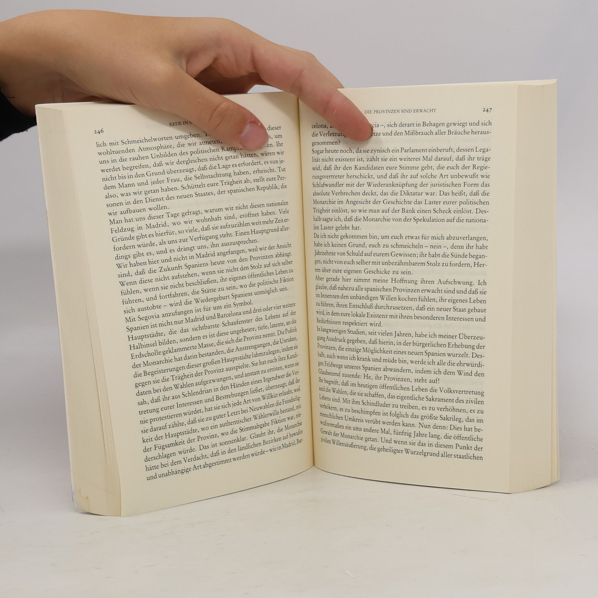 José Ortega y Gasset Gesammelte Werke in Sechs Bänden