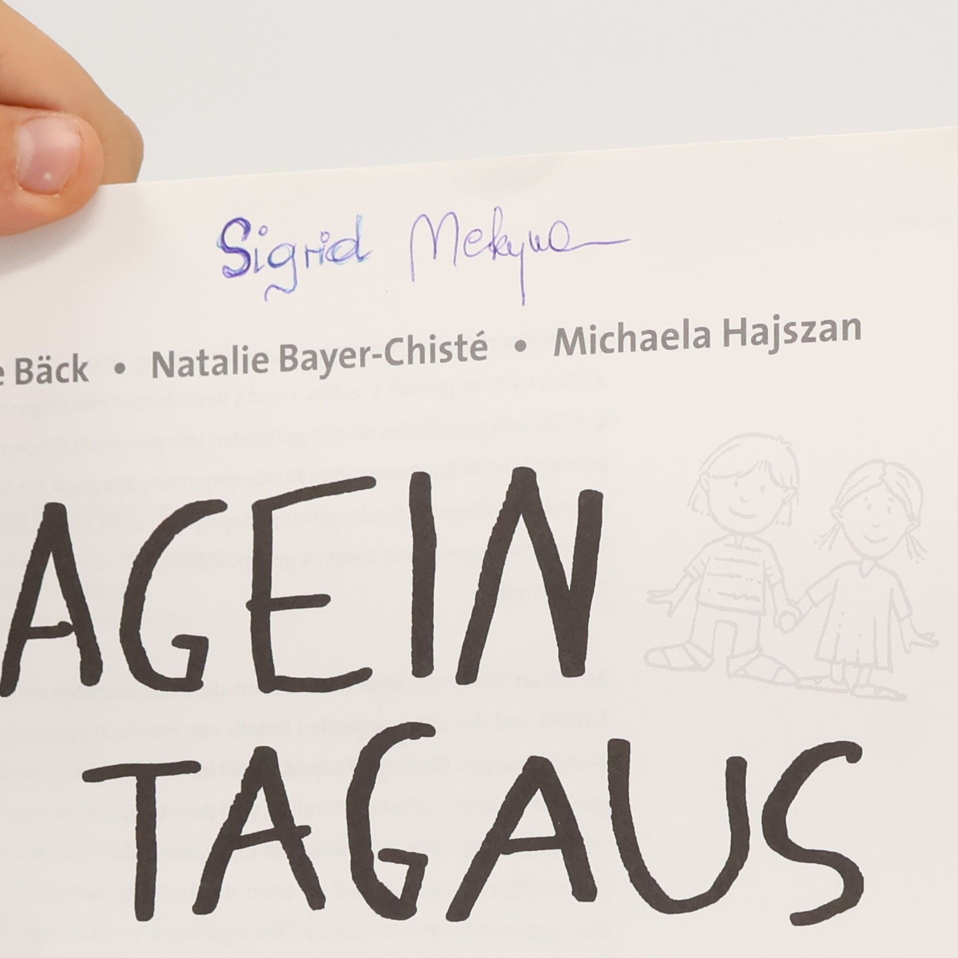 Gabriele Bäck Tagein tagaus