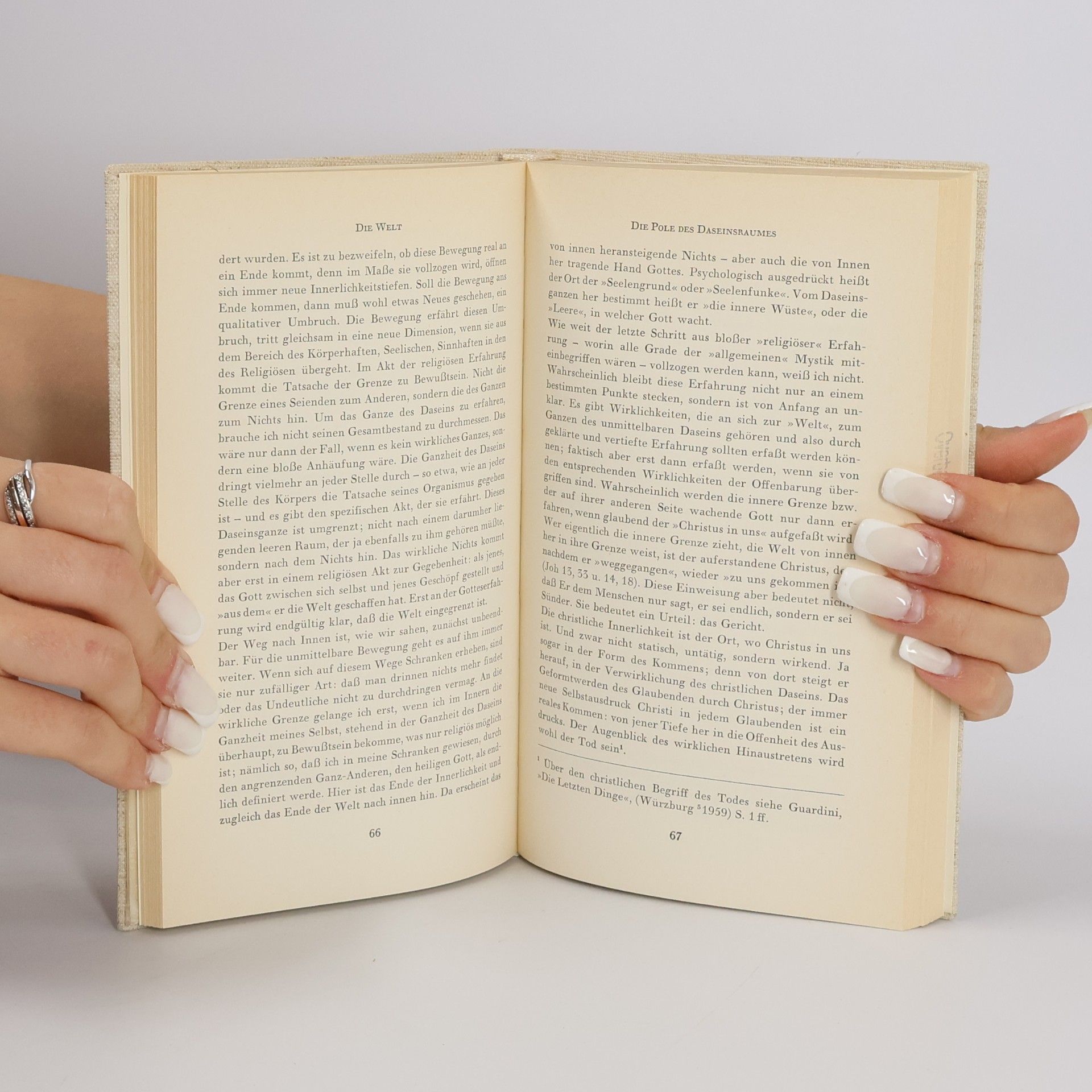 Romano Guardini Welt und Person
