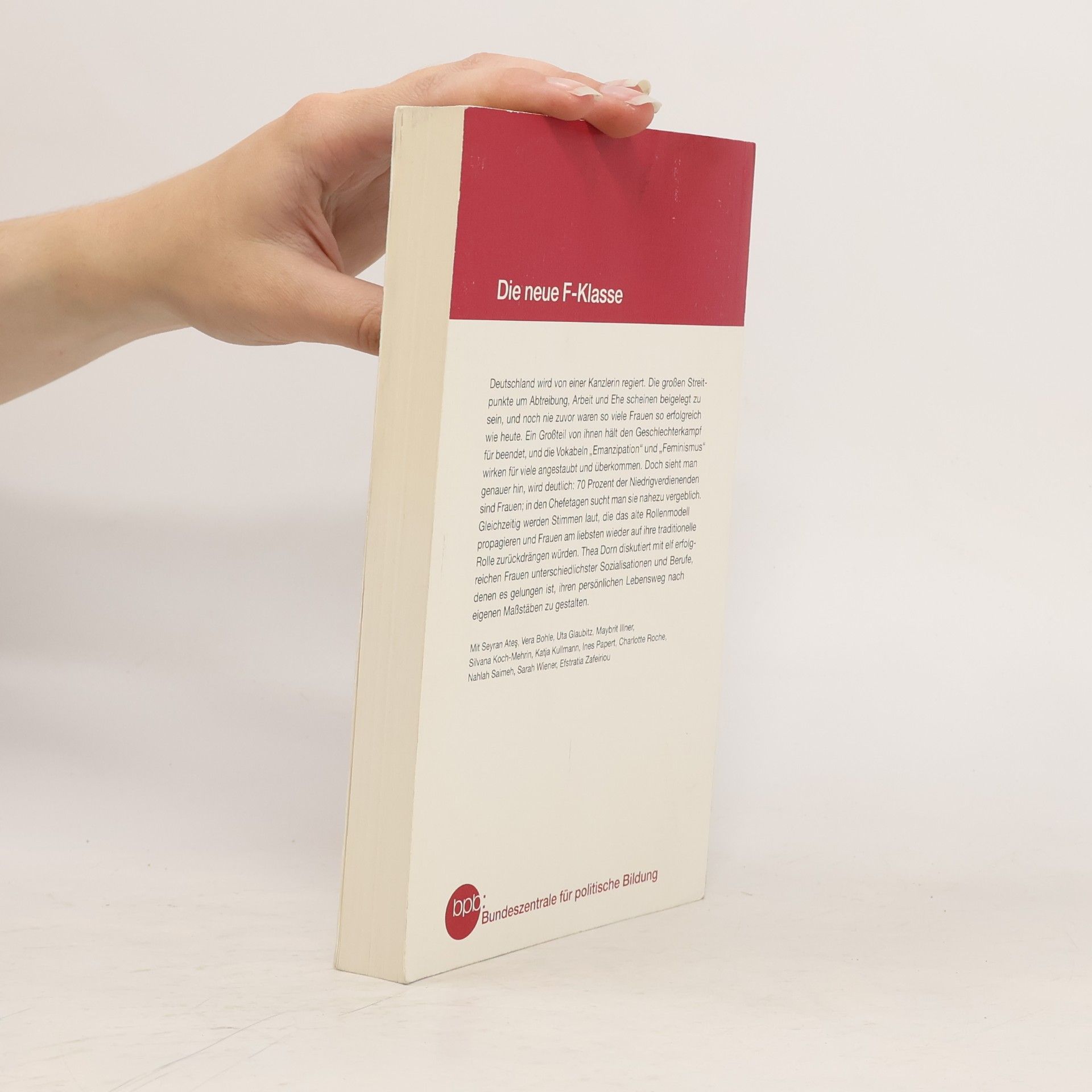 Thea Dorn Die neue F-Klasse