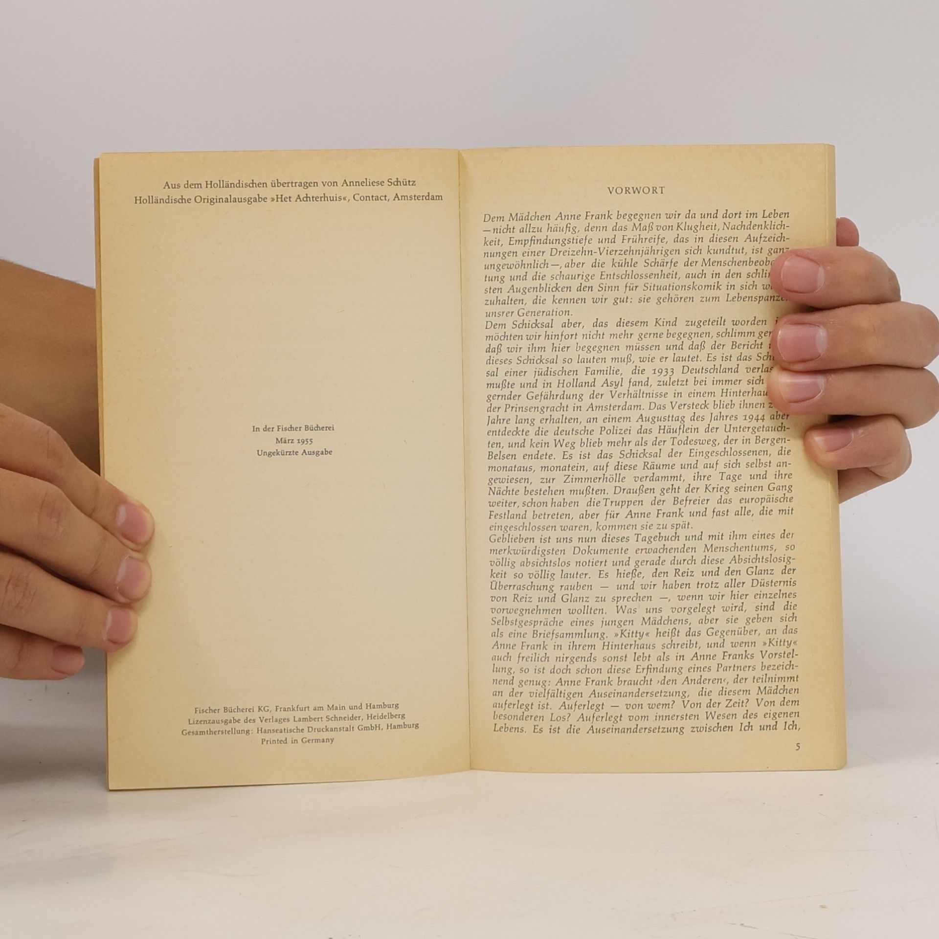 Anna Franková Das Tagebuch der Anne Frank