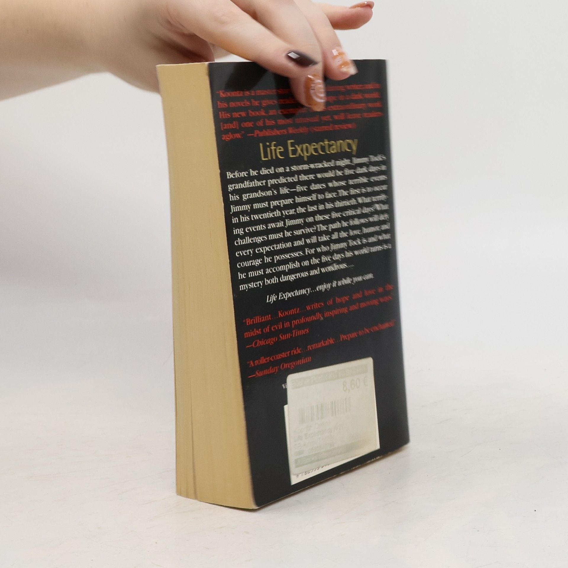 Dean Ray Koontz Life Expectancy Bantam International Edition
