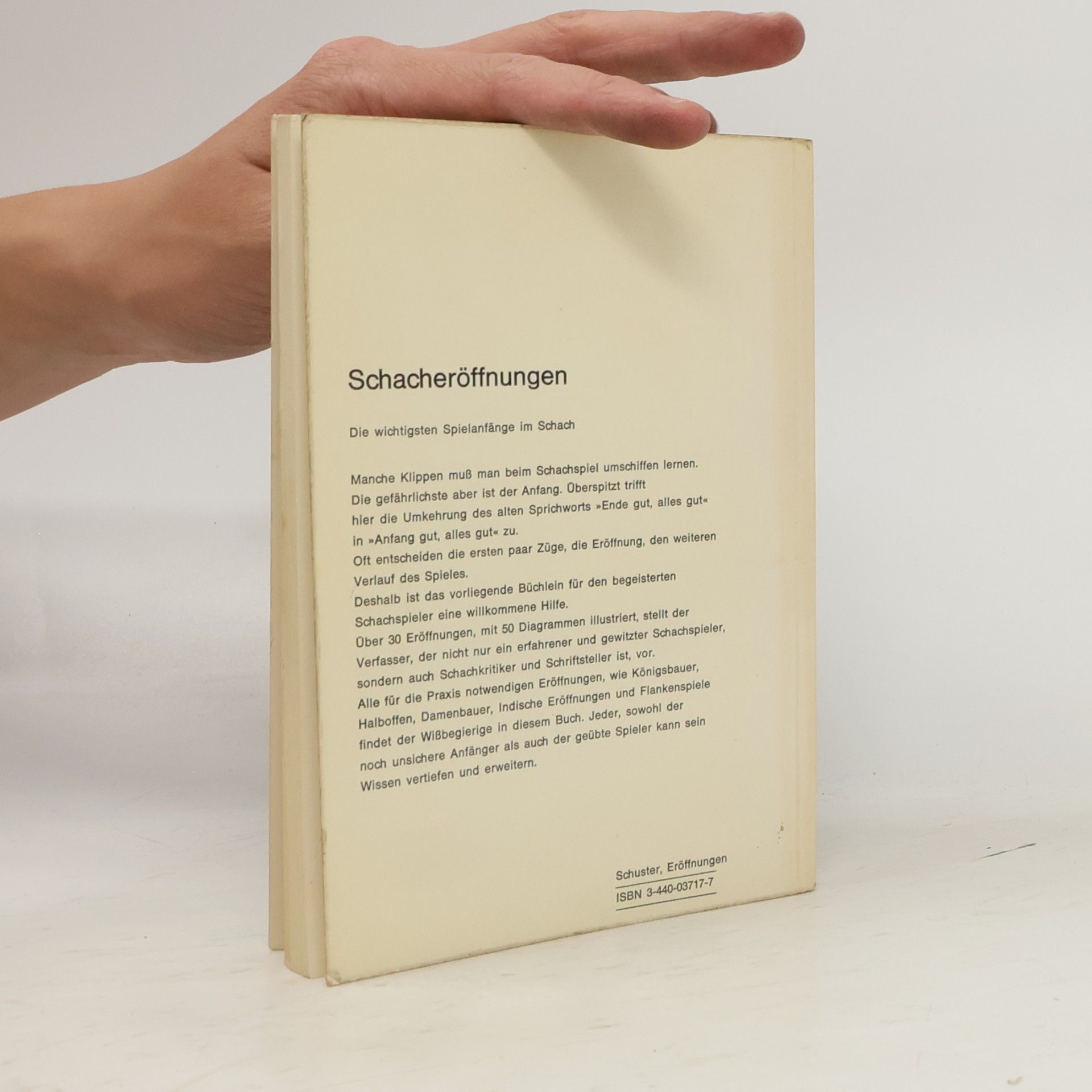 Theo Schuster Schacheröffnungen