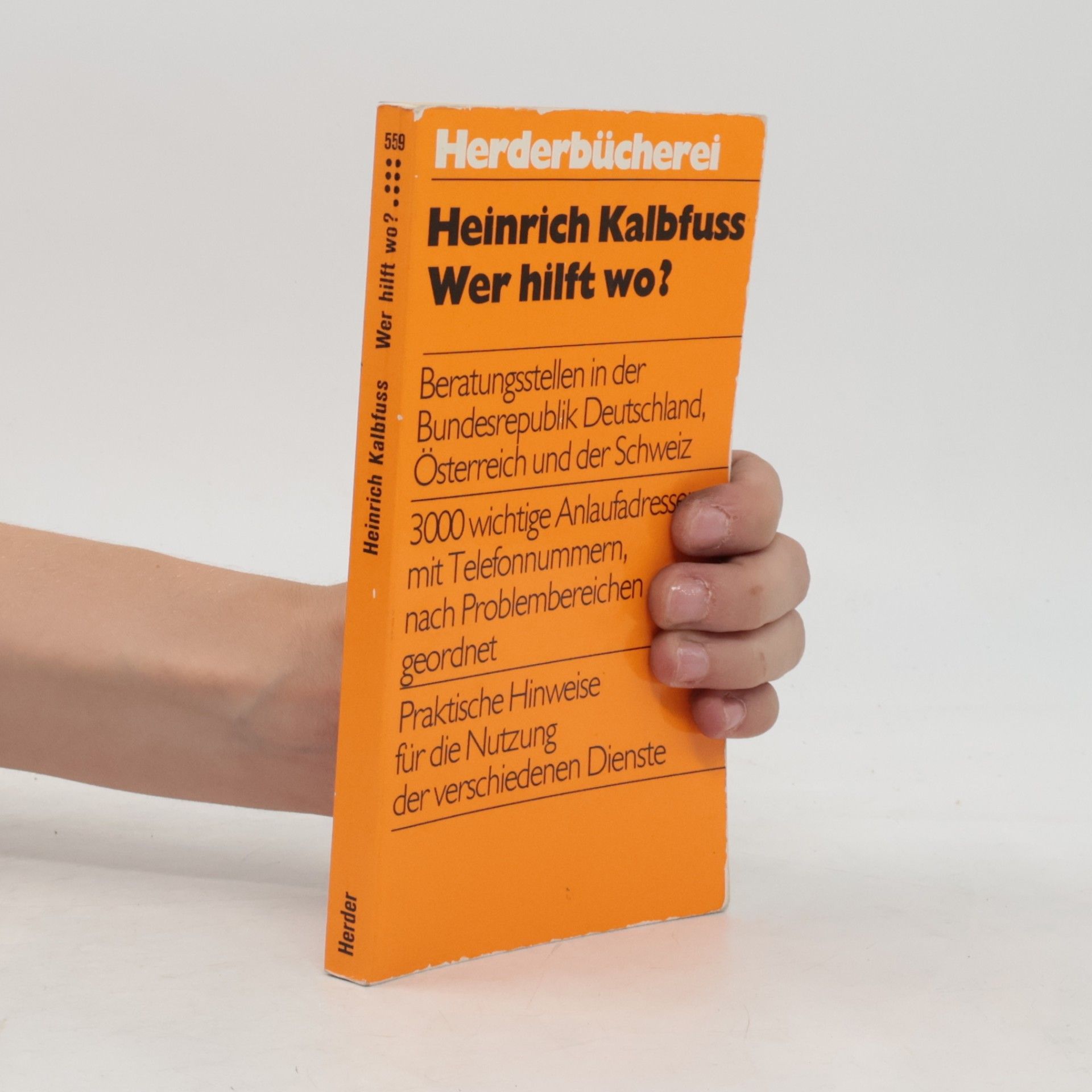 Heinrich Kalbfuss Wer hilft wo?