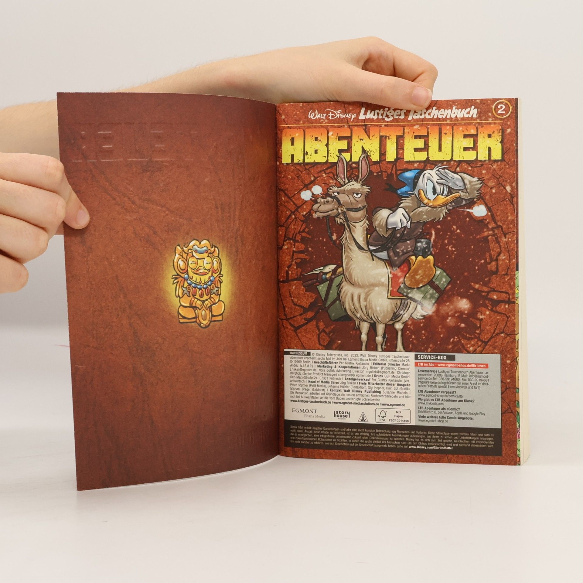 Walt Disney Lustiges Taschenbuch Abenteuer 2: Die Suche nach dem lachenden Huhn