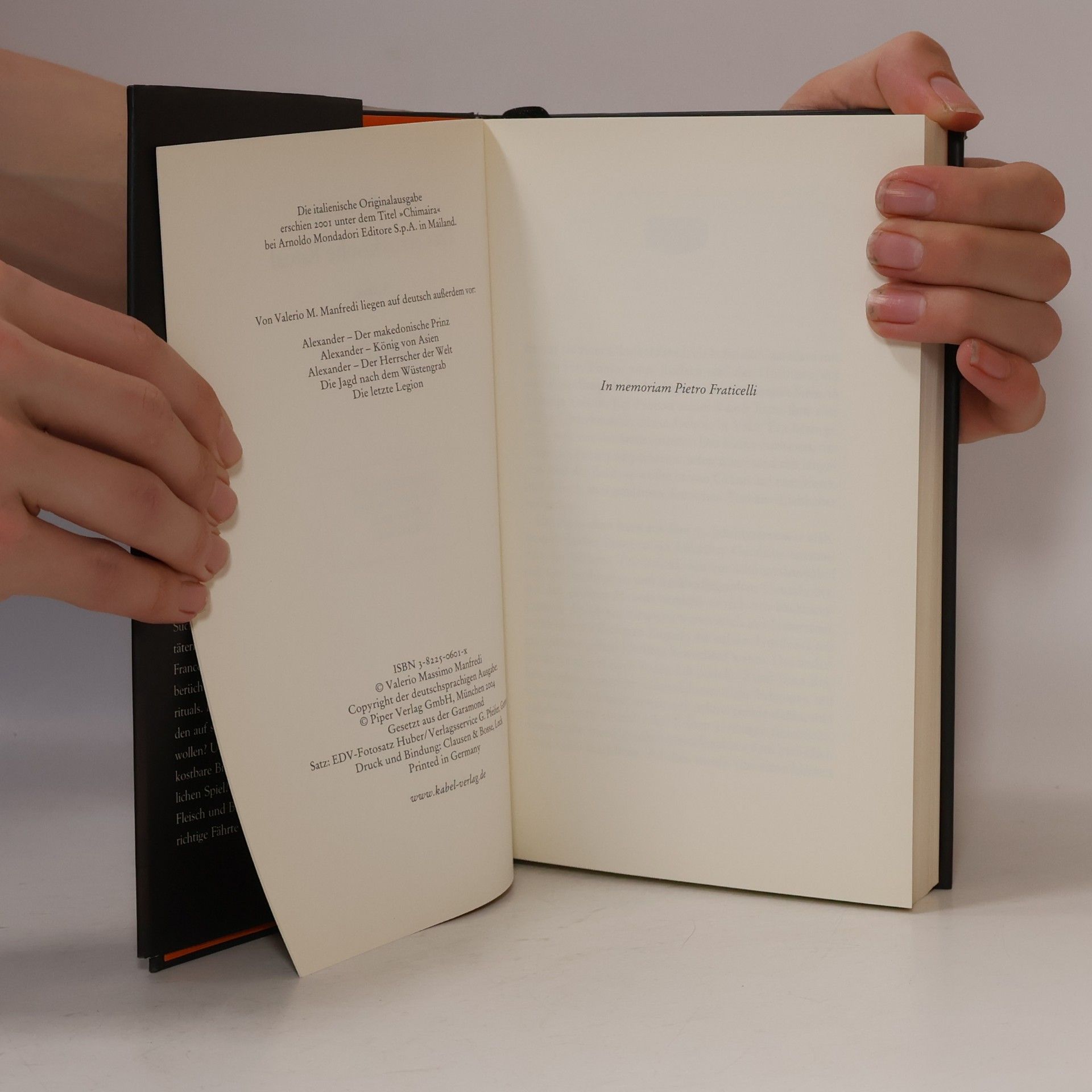 Valerio Massimo Manfredi Das etruskische Ritual