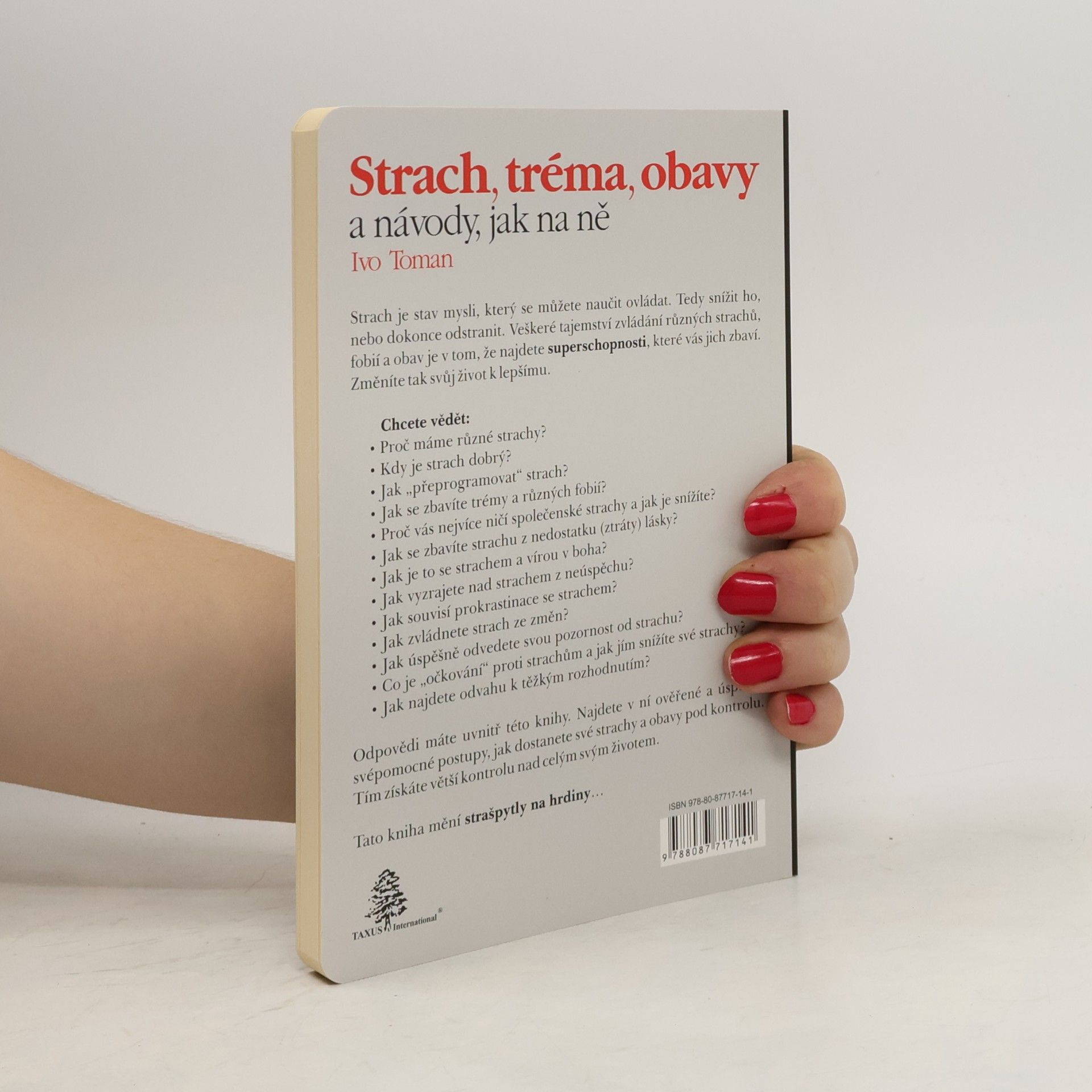 Ivo Toman Strach, tréma, obavy a návody, jak na ně