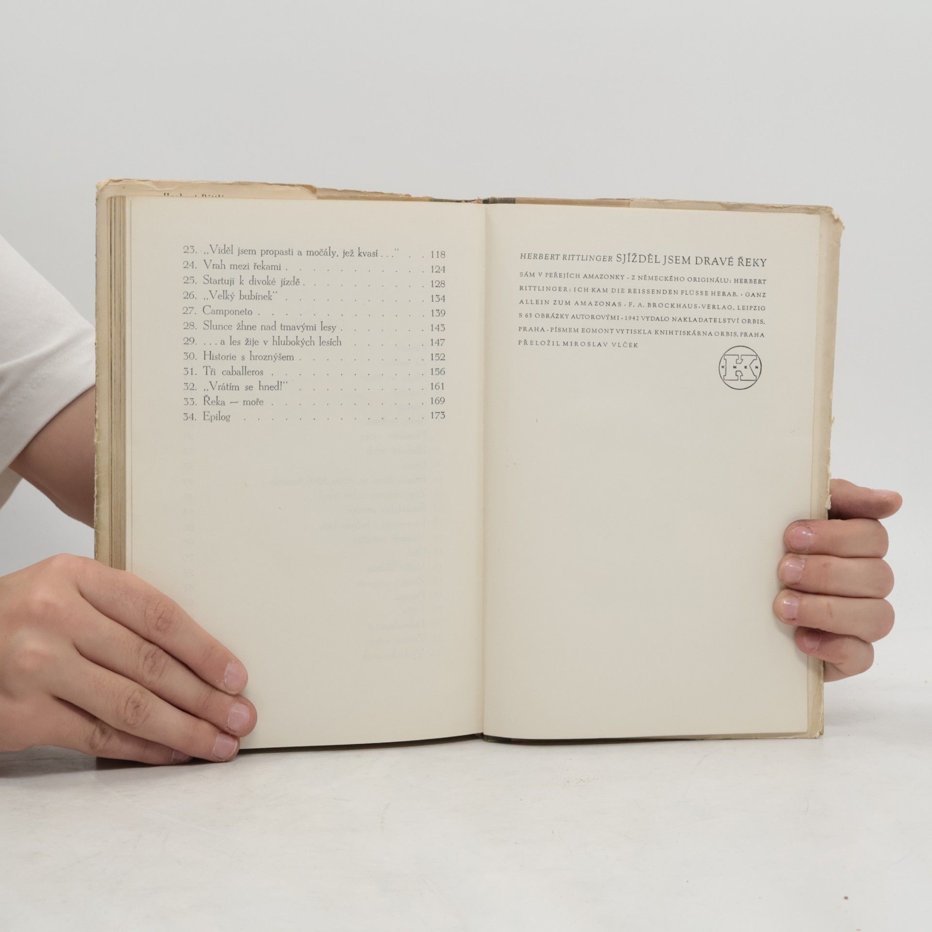Herbert Rittlinger Sjížděl jsem dravé řeky